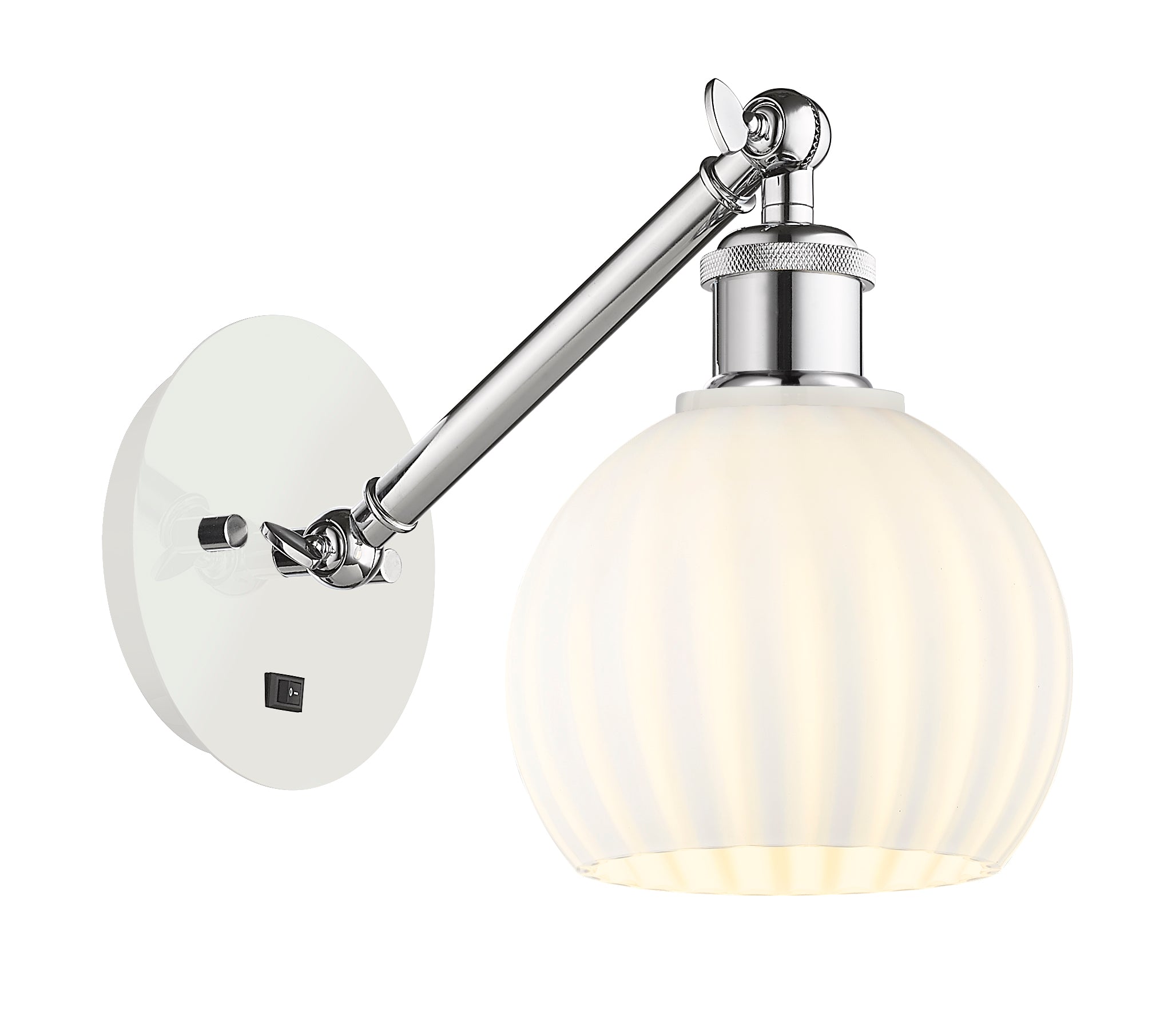 Ballston Sconce Cast Brass Glass Steel