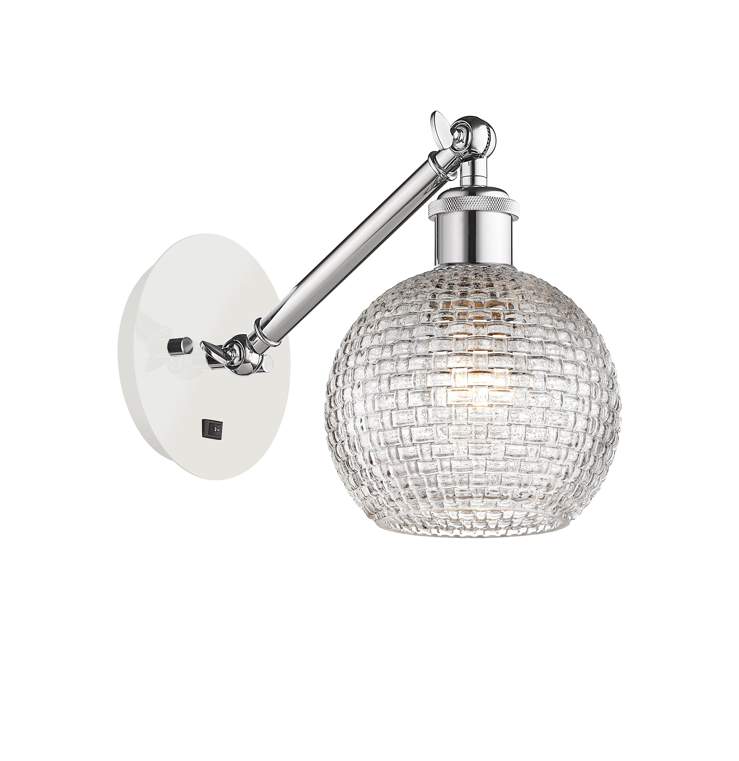 Ballston Sconce Cast Brass Glass Steel