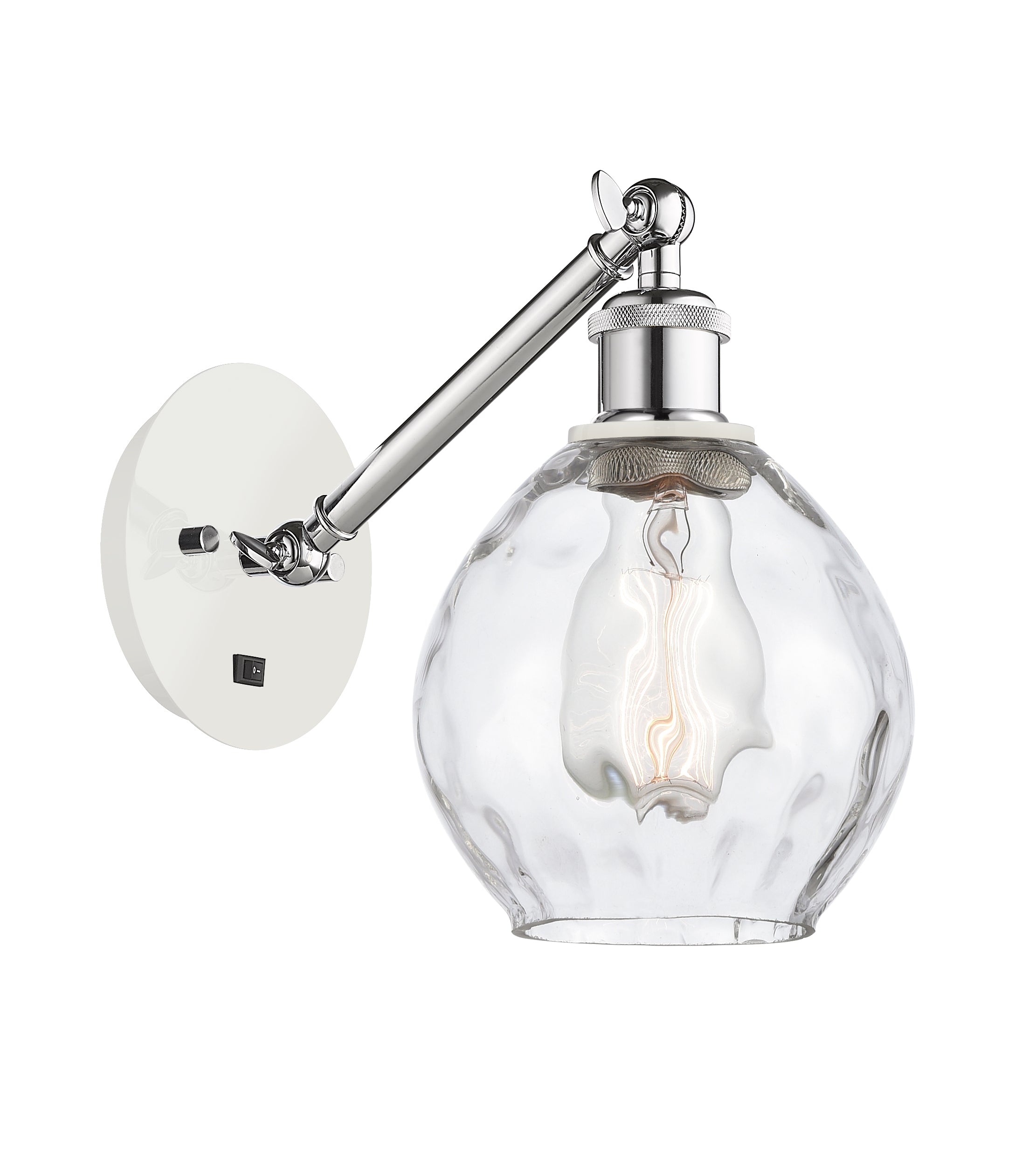 Ballston Sconce Cast Brass Steel Glass