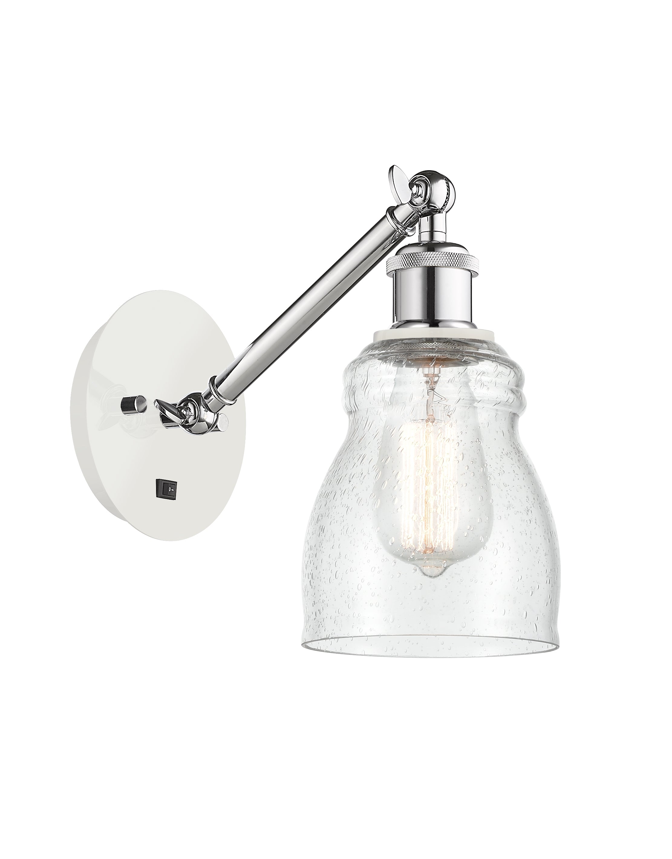 Ballston Sconce Cast Brass Glass Steel