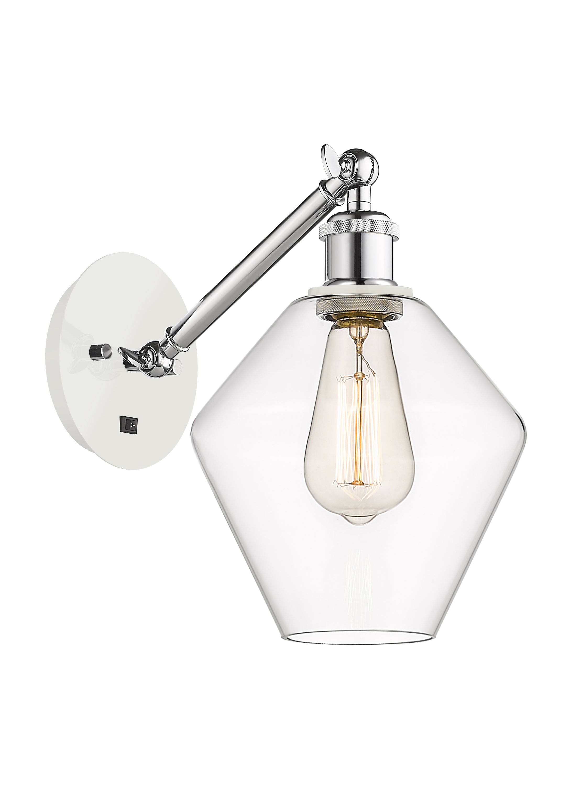 Ballston Sconce Cast Brass Glass Steel