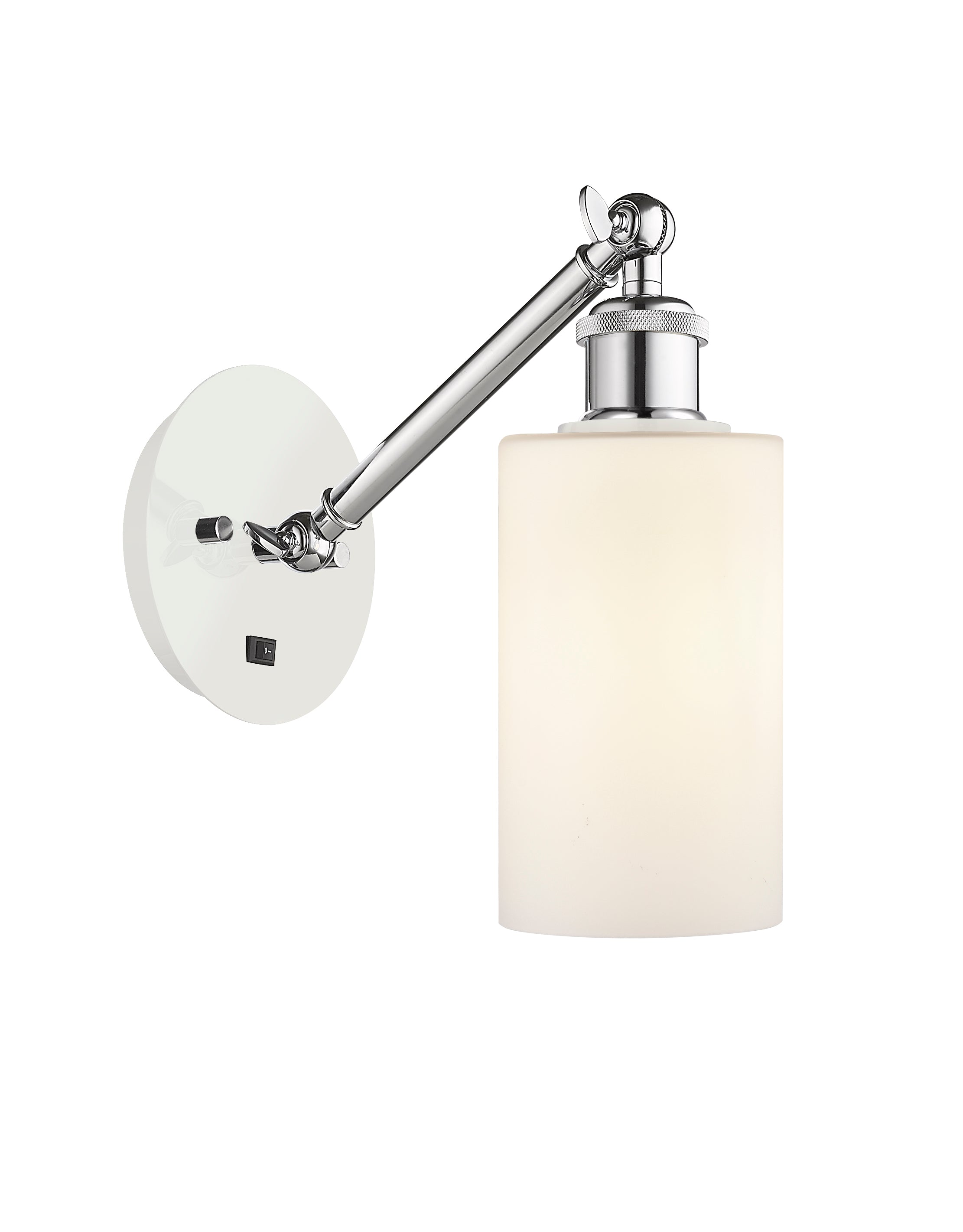 Ballston Sconce Cast Brass Steel Glass