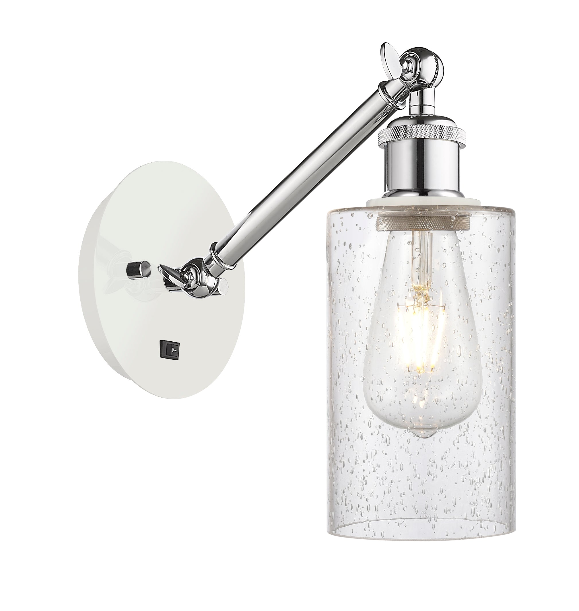 Ballston Sconce Cast Brass Steel Glass