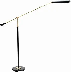 26-inch Grand Piano Black Polished Brass LED Desk Lamp