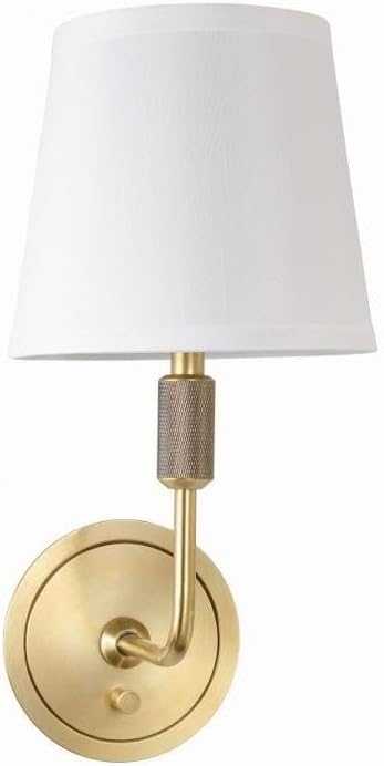 8-inch Killington Brushed Brass Direct Wire Wall Swing Lamp