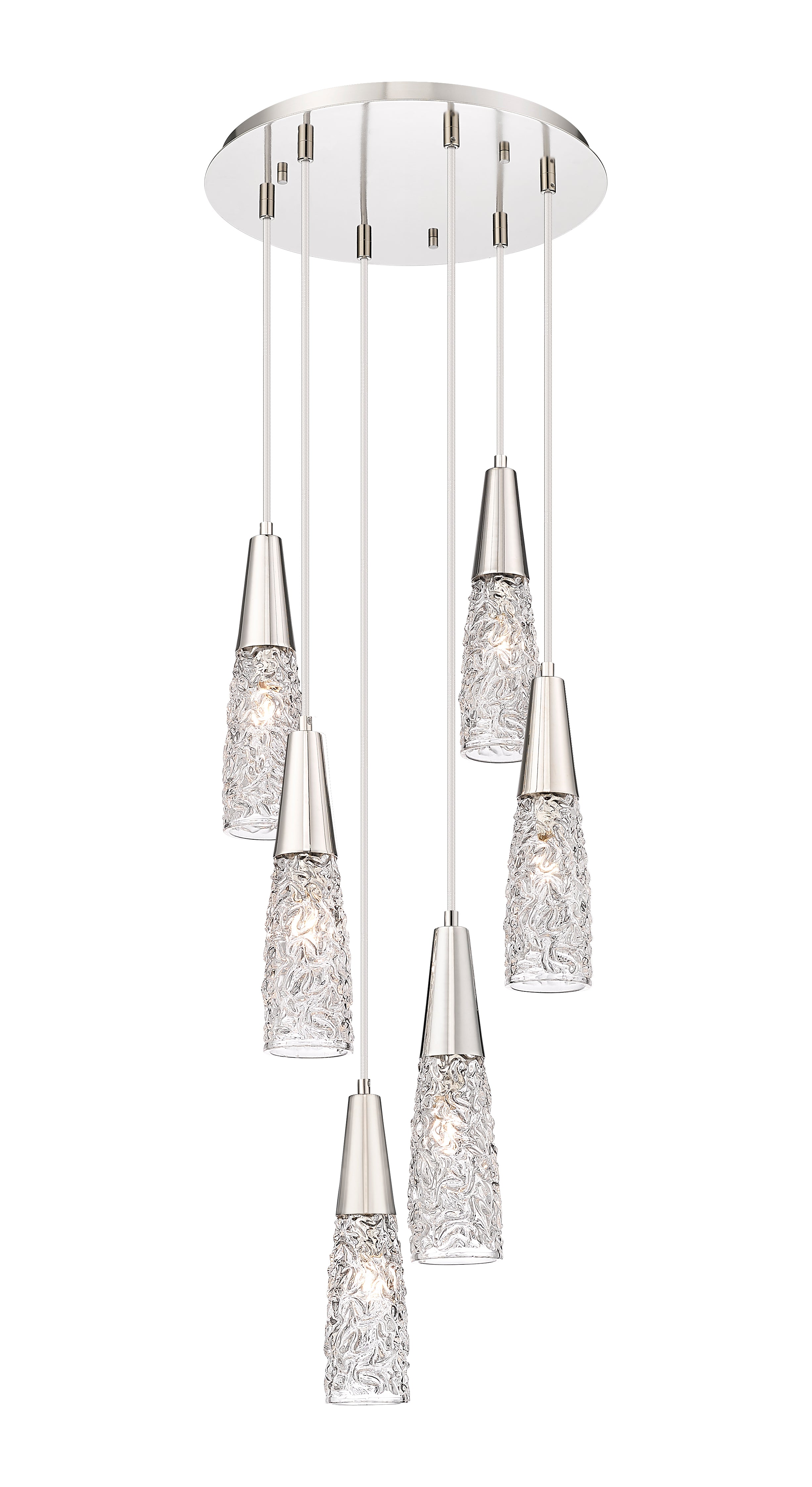 Downtown Urban Multi Pendant Brushed Brass