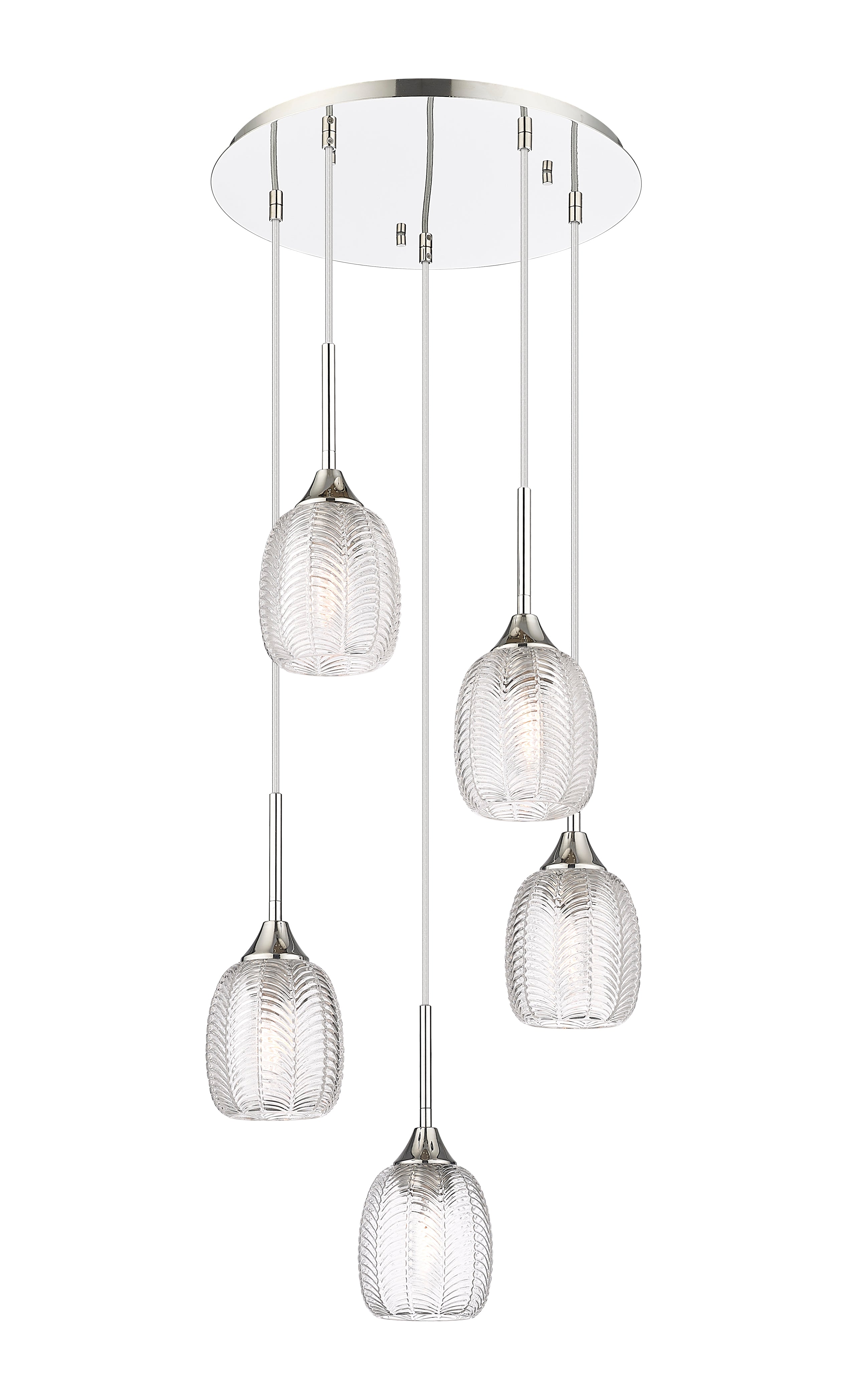 Downtown Urban Multi Pendant Brushed Brass