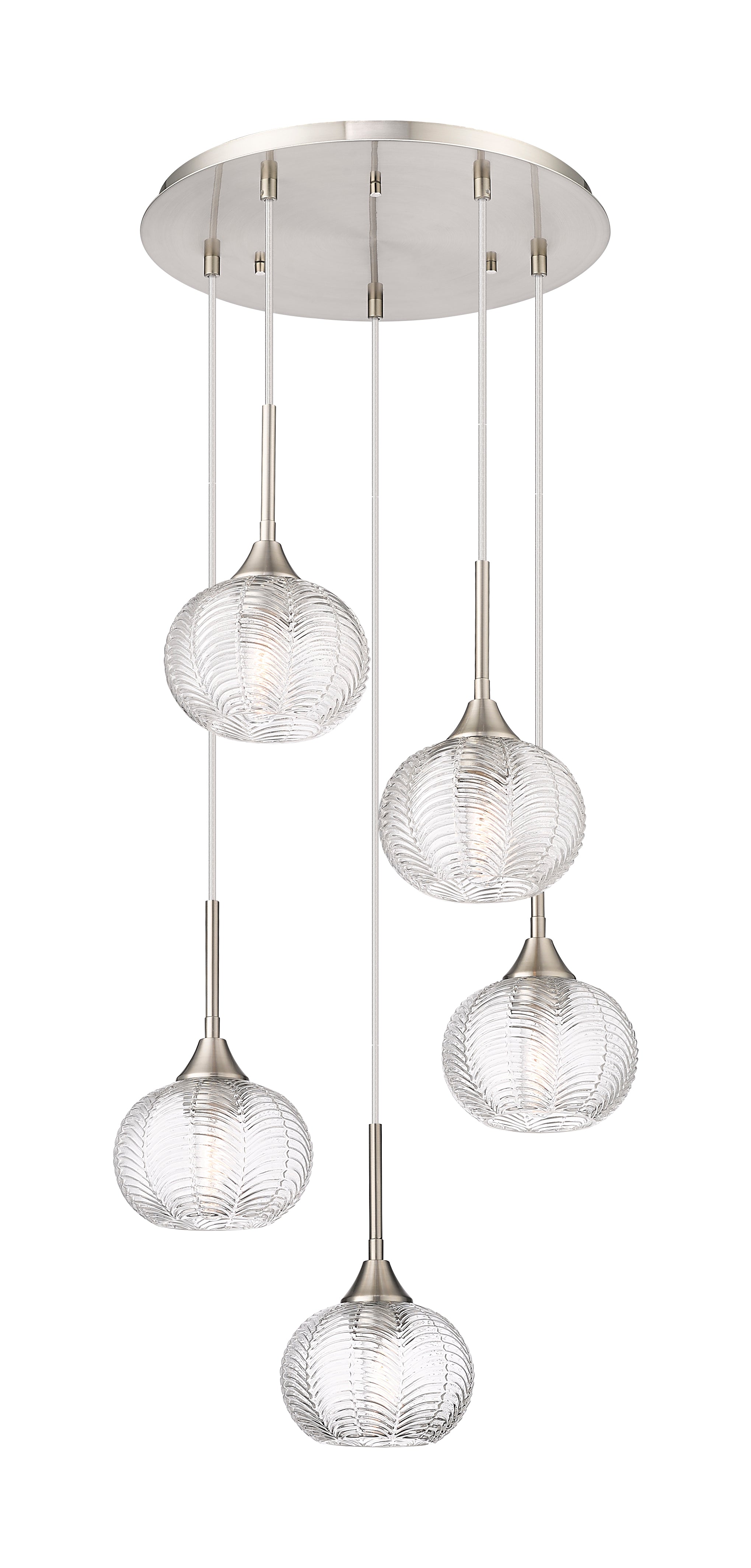 Downtown Urban Multi Pendant Brushed Brass
