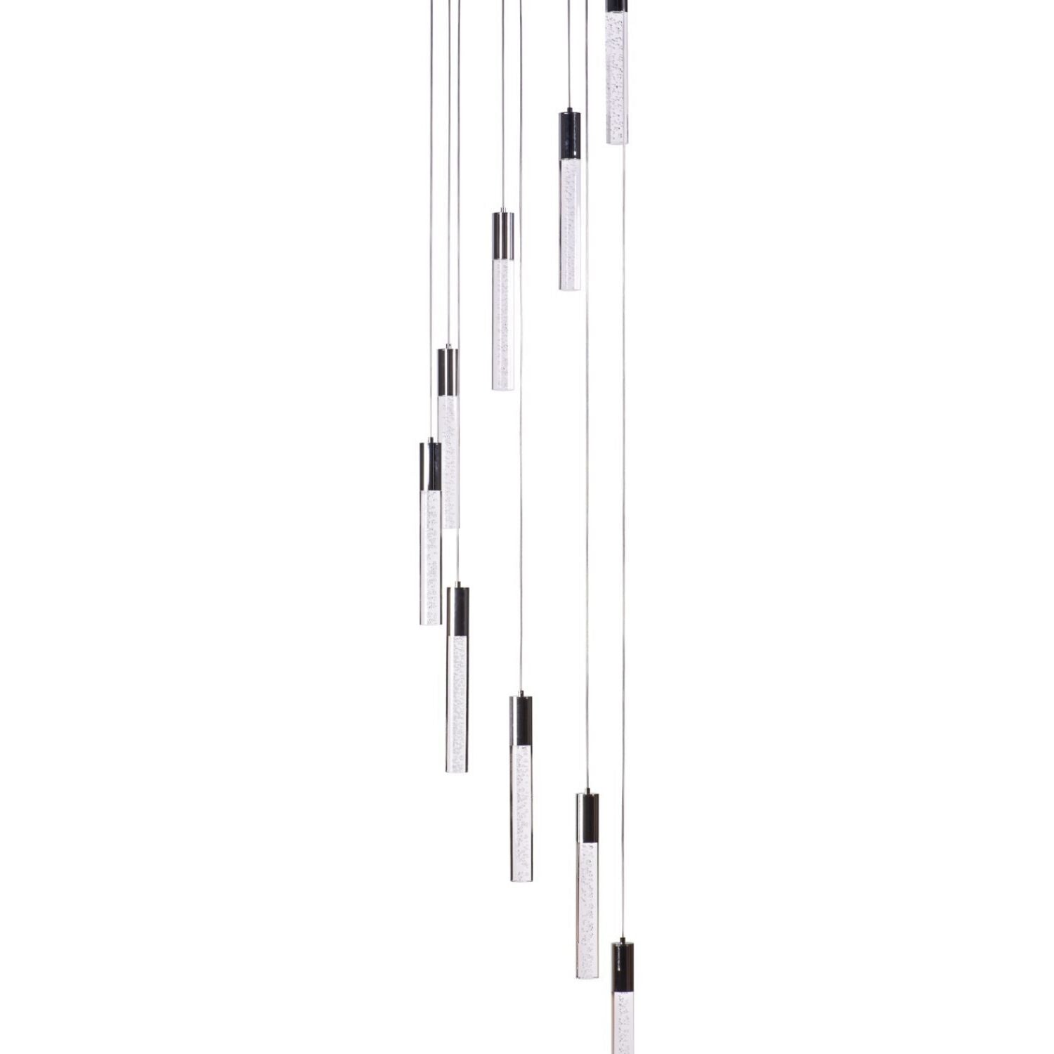 Sparkling Night Cylinder Chandelier | 9 Light