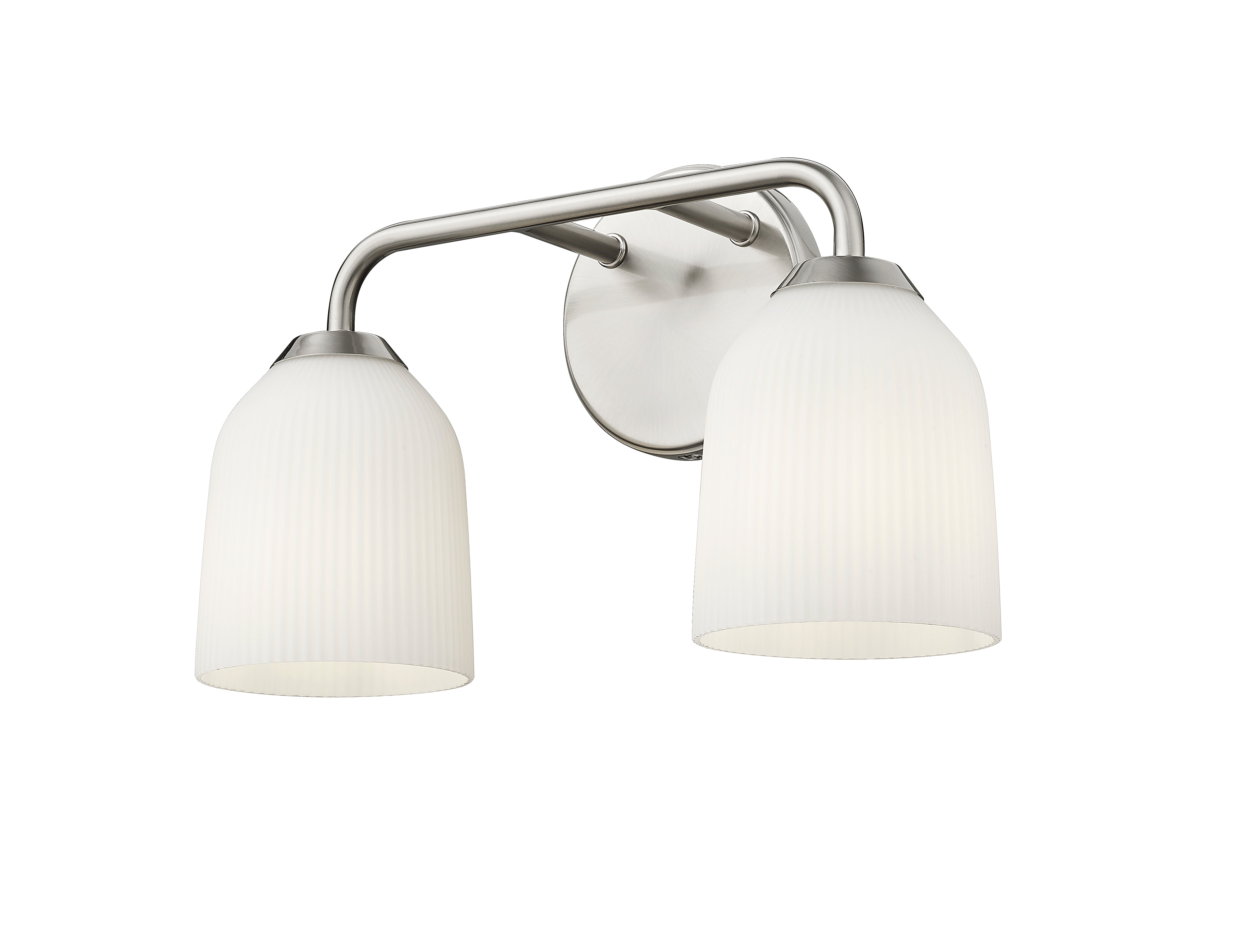 15'' Norah Brushed Nickel 2 Light Bath Vanity
