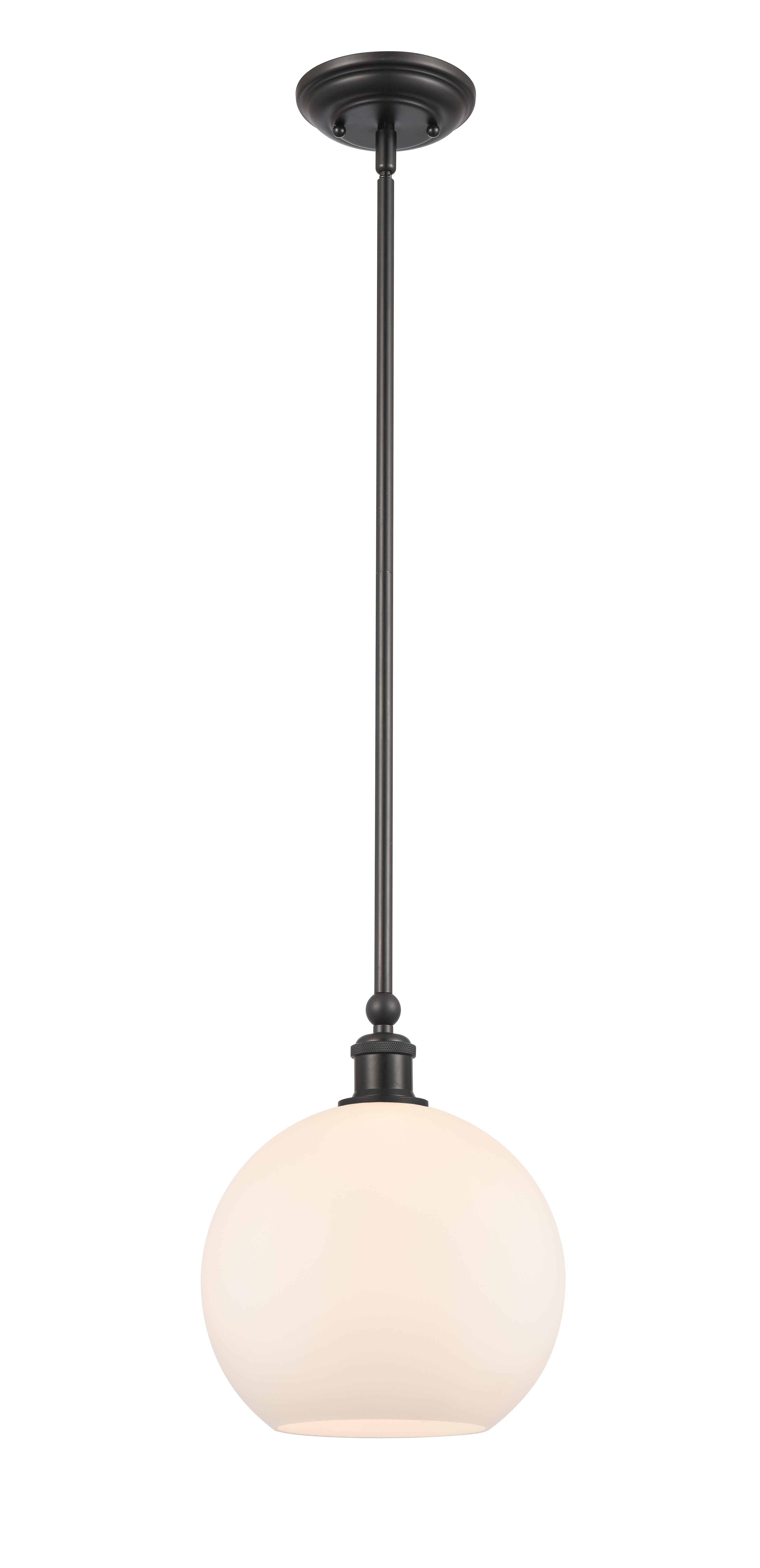 Ballston Mini Pendant Matte Black Brass