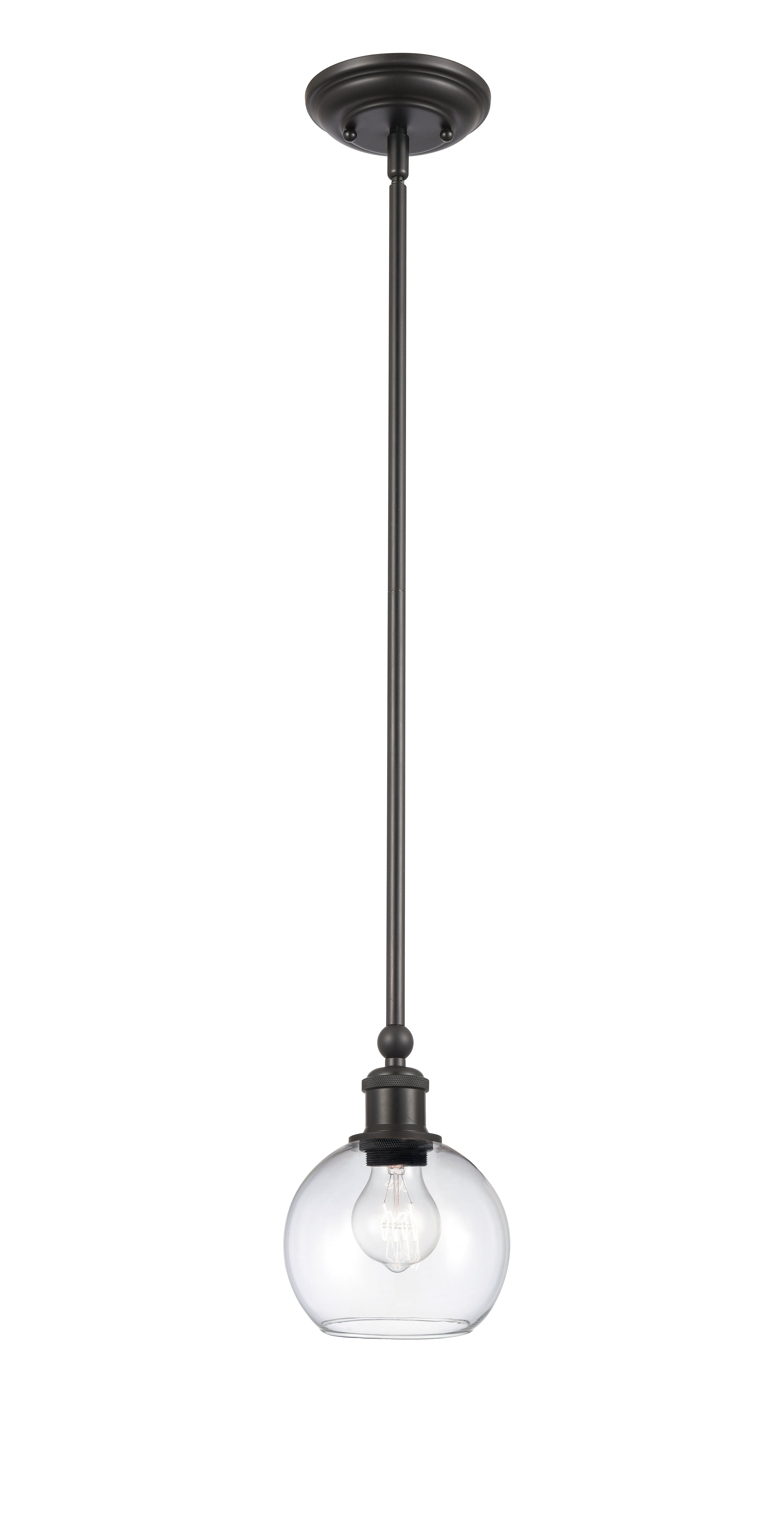 Ballston Mini Pendant Matte Black Brass Steel