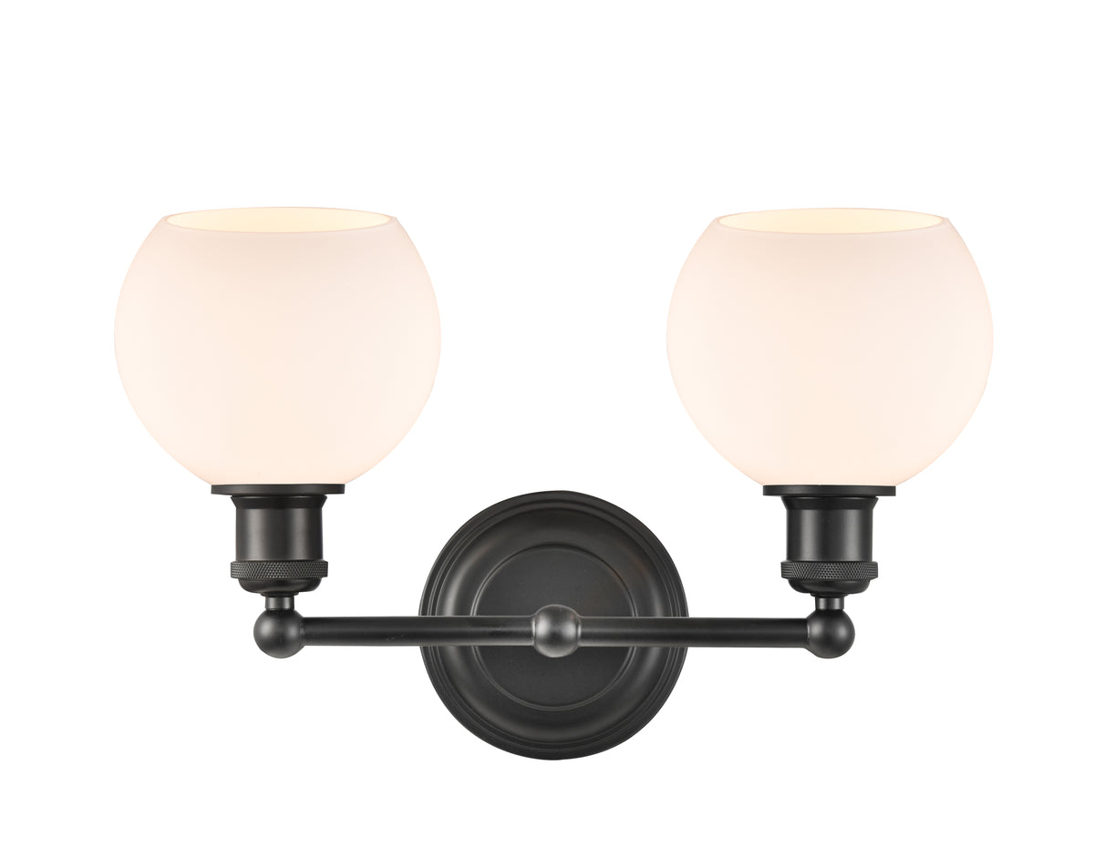 Concord 16-Inch 2-Light Bath Vanity Light Globe Shade