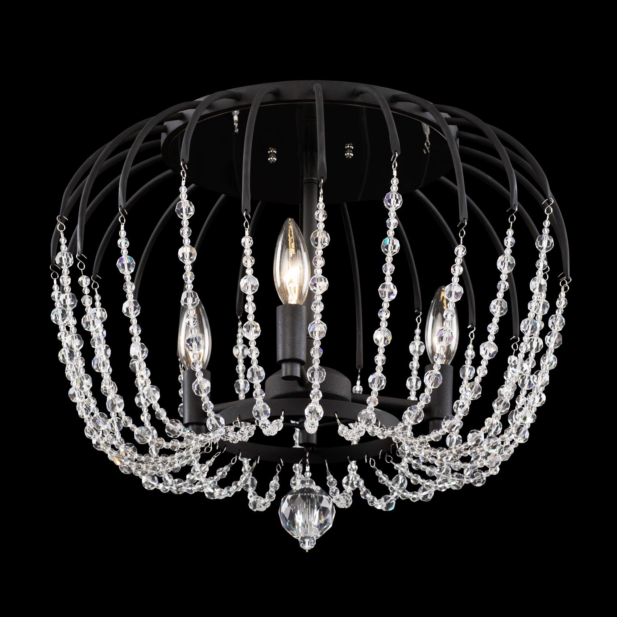 Voliere 3 Light Semi-Flush Mount
