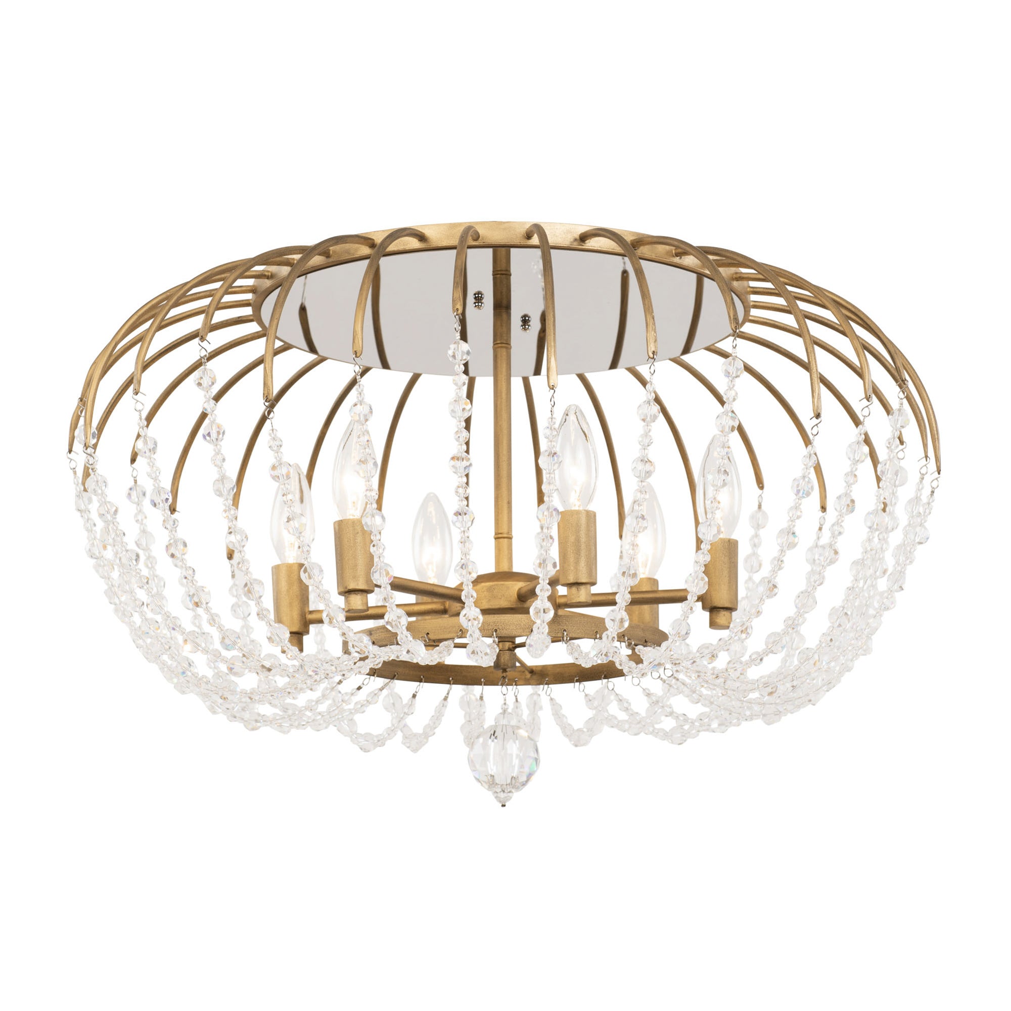Voliere 6 Light Semi-Flush Mount