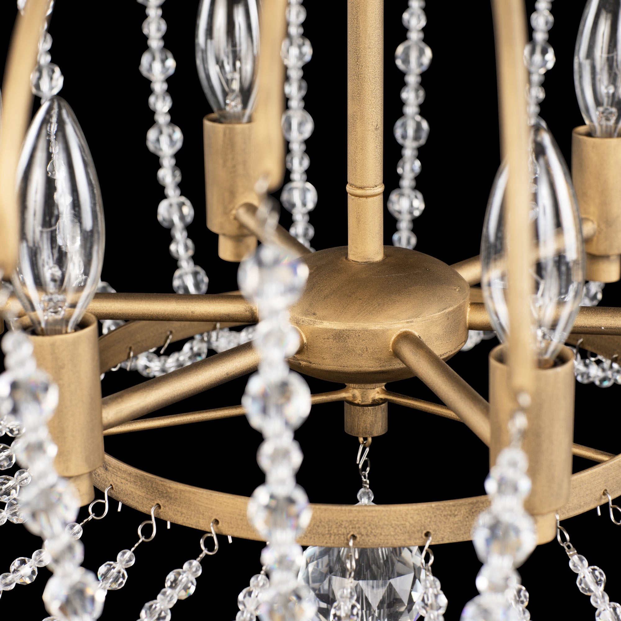 Voliere 6 Light Semi-Flush Mount