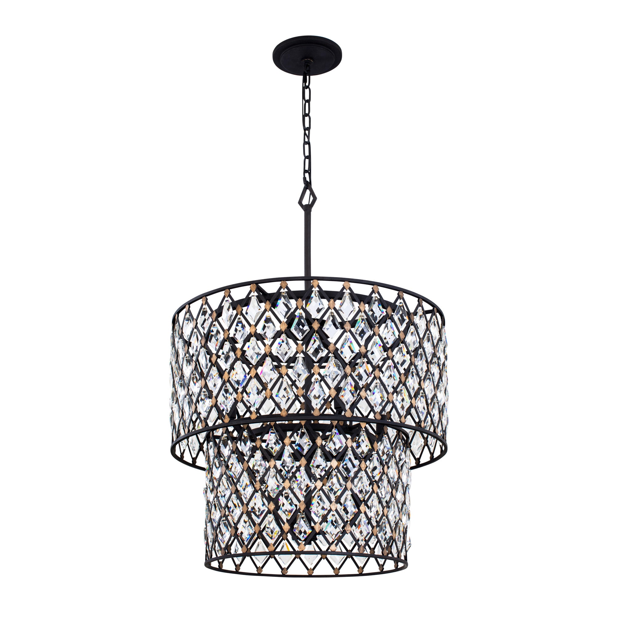 Windsor 7 Light 2-Tier Crystal Chandelier