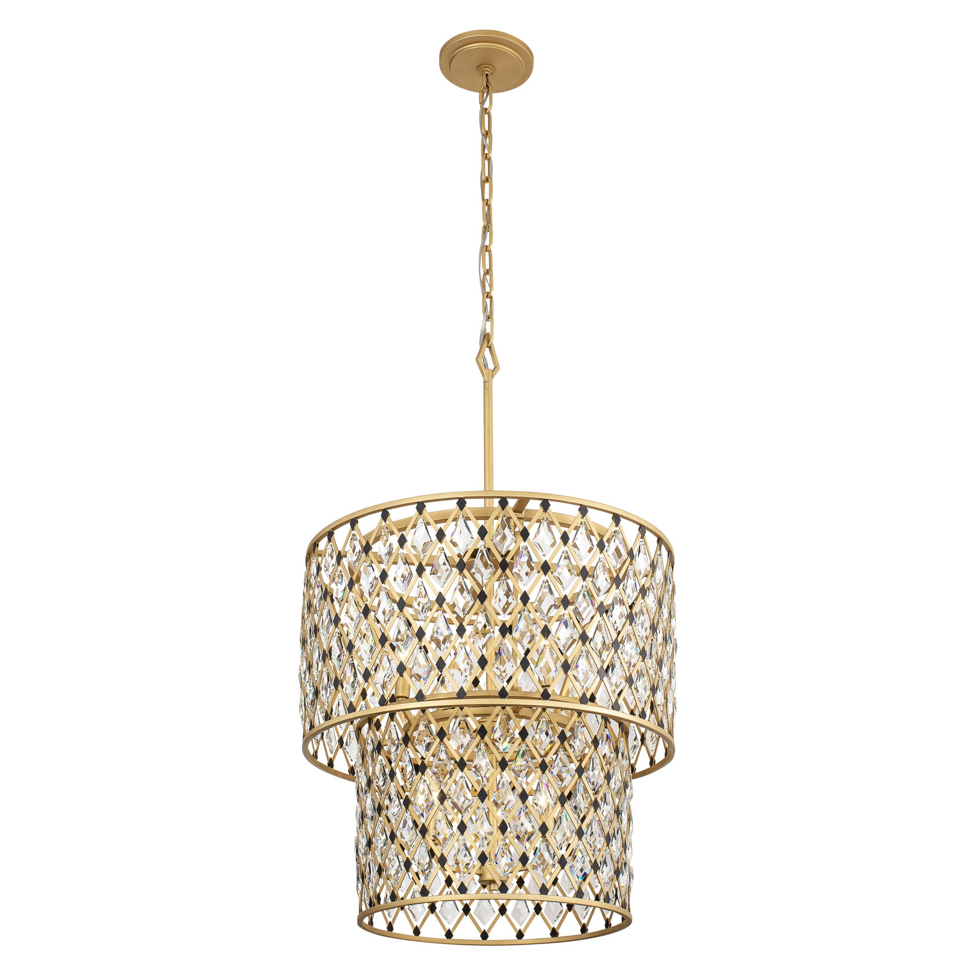 Windsor 7 Light 2-Tier Crystal Chandelier
