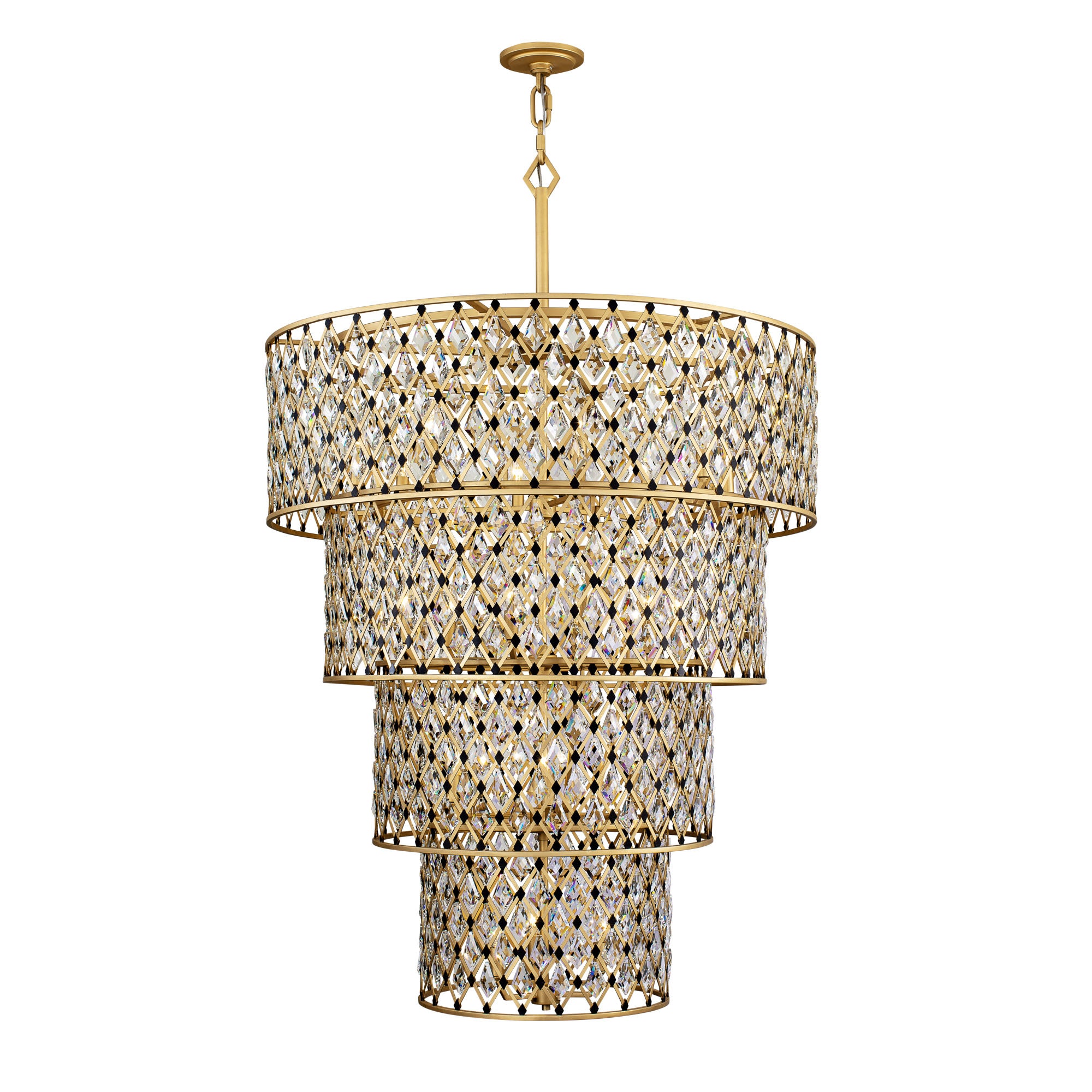 Windsor 21 Light 4-Tier Crystal Chandelier