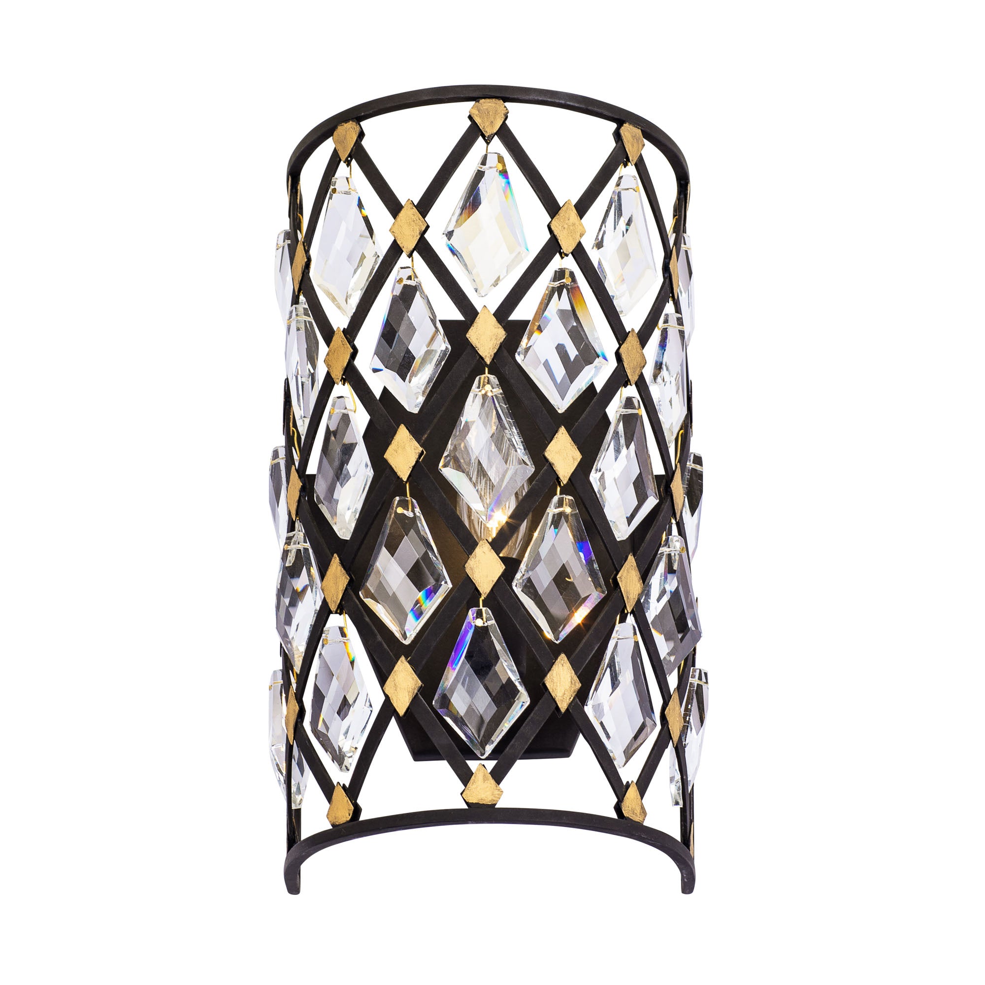 Windsor 1 Light Crystal Wall Sconce