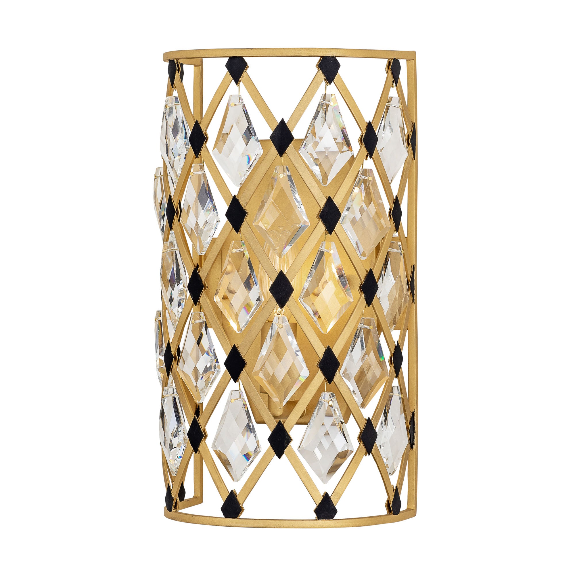 Windsor 1 Light Crystal Wall Sconce