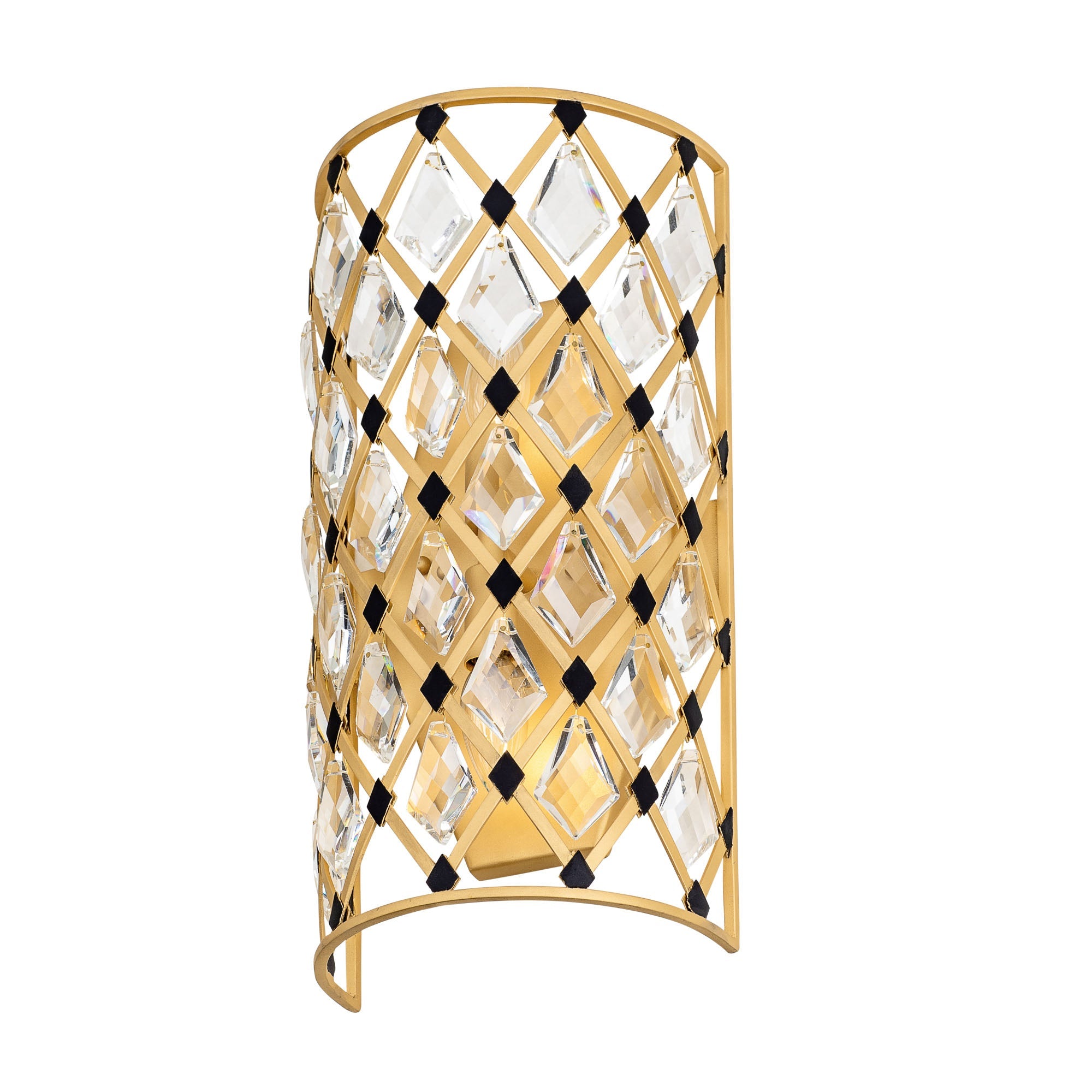 Windsor 2 Light Crystal Wall Sconce