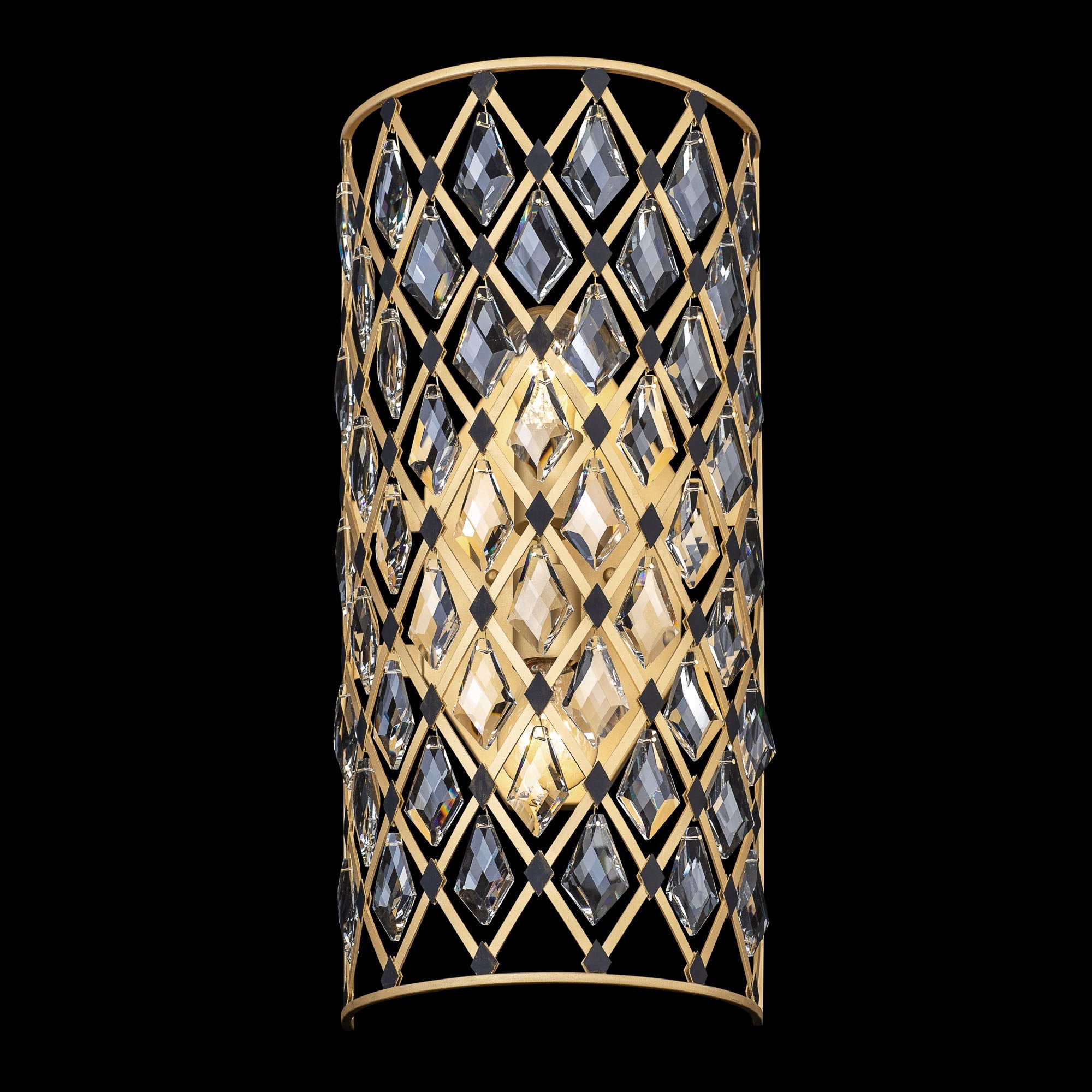 Windsor 2 Light Crystal Wall Sconce