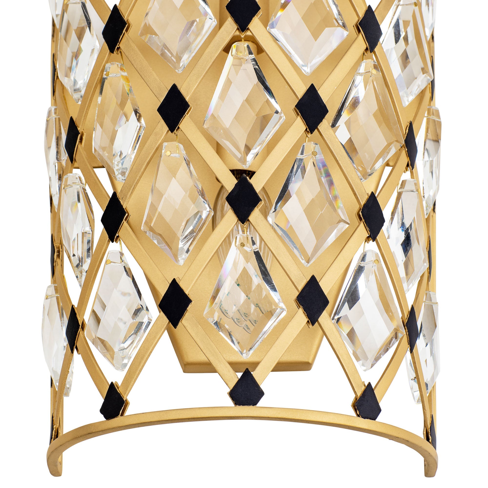 Windsor 2 Light Crystal Wall Sconce