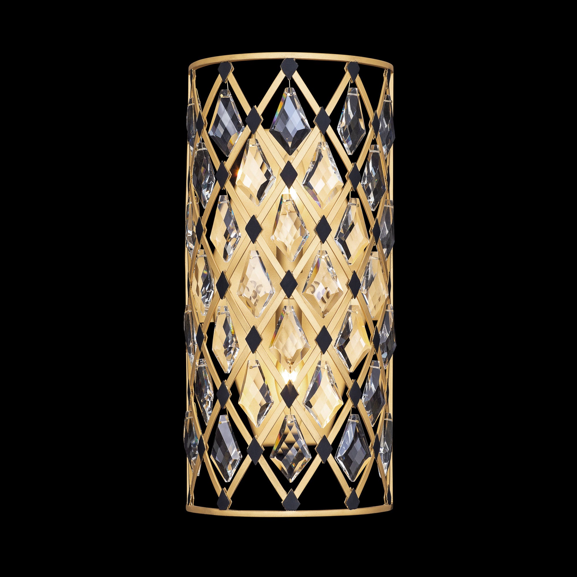 Windsor 2 Light Small Crystal Wall Sconce