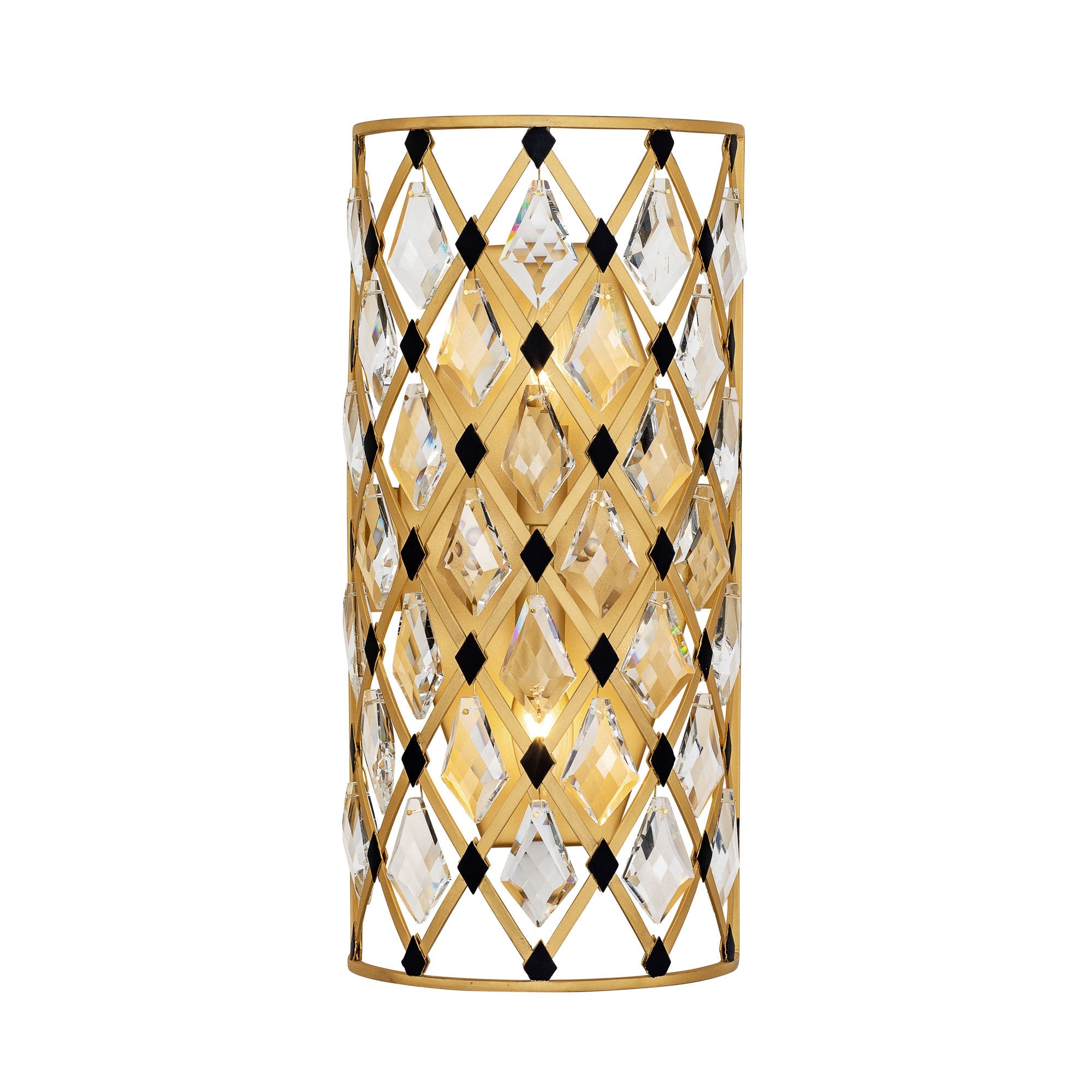 Windsor 2 Light Small Crystal Wall Sconce