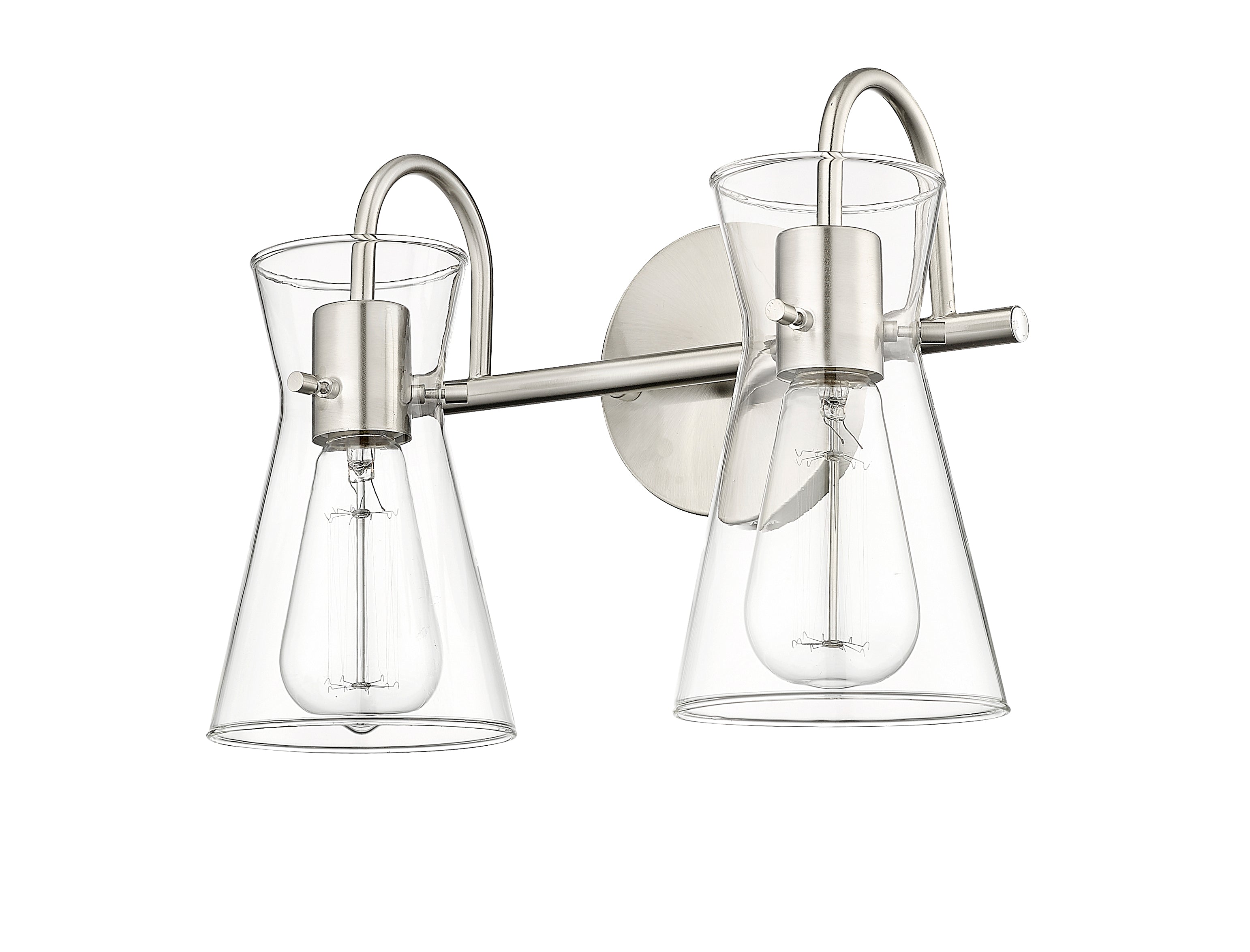 13.4'' Camellia Brushed Nickel 2 Light Bath Vanity