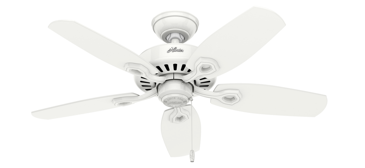 42 inch Builder Snow White Ceiling Fan with LED Light Kit