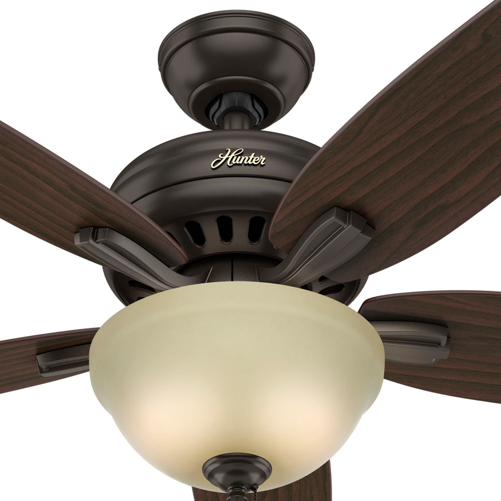 52 inch Newsome Premier Bronze Ceiling Fan with LED Light Kit