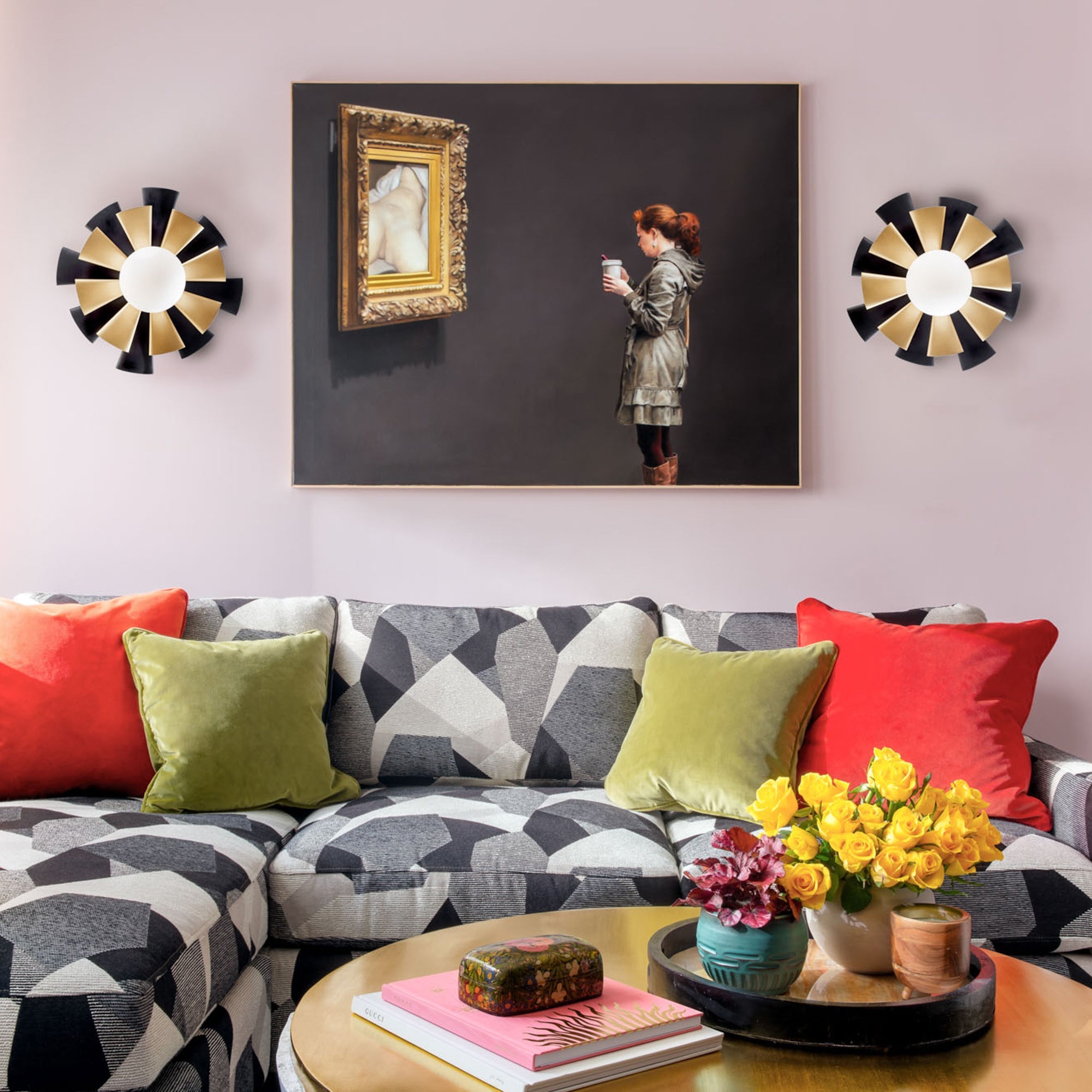 Daphne 1 Light Large Convertible Flush Mount