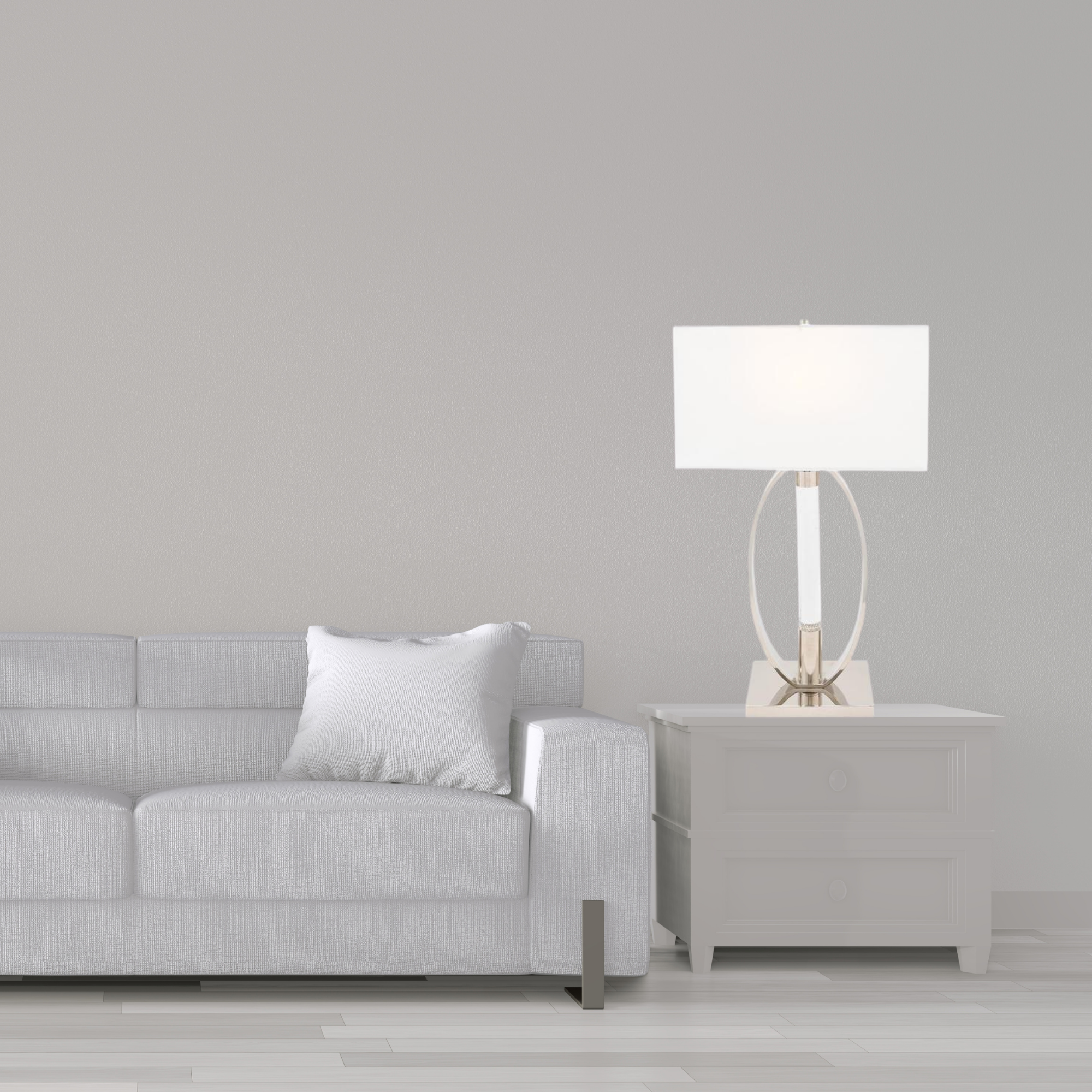 Sparkling Crystal & Chrome Table Lamp | 2 Light