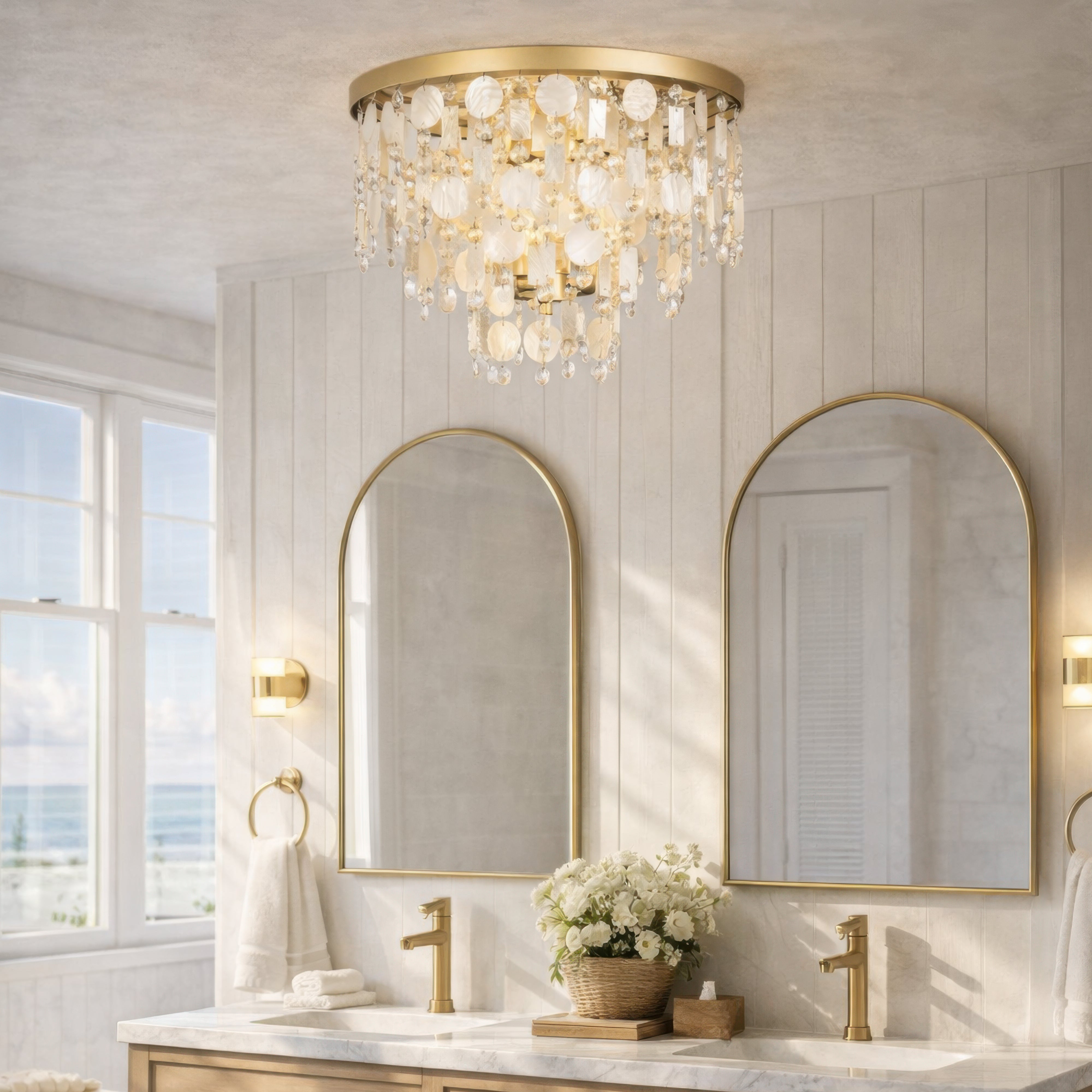 Kalani 4 Light Semi-Flush
