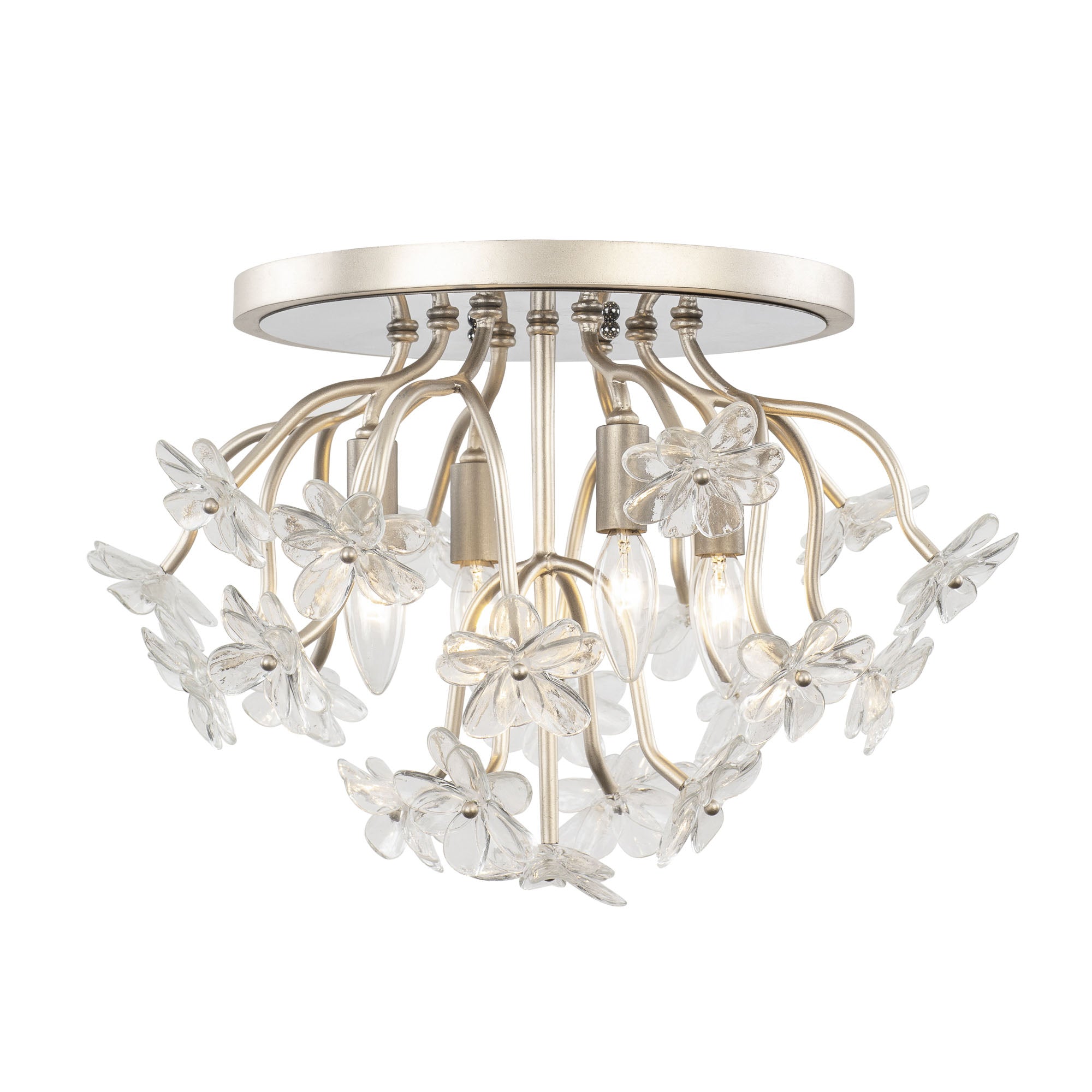 Wildflower 4 Light Semi-Flush Mount