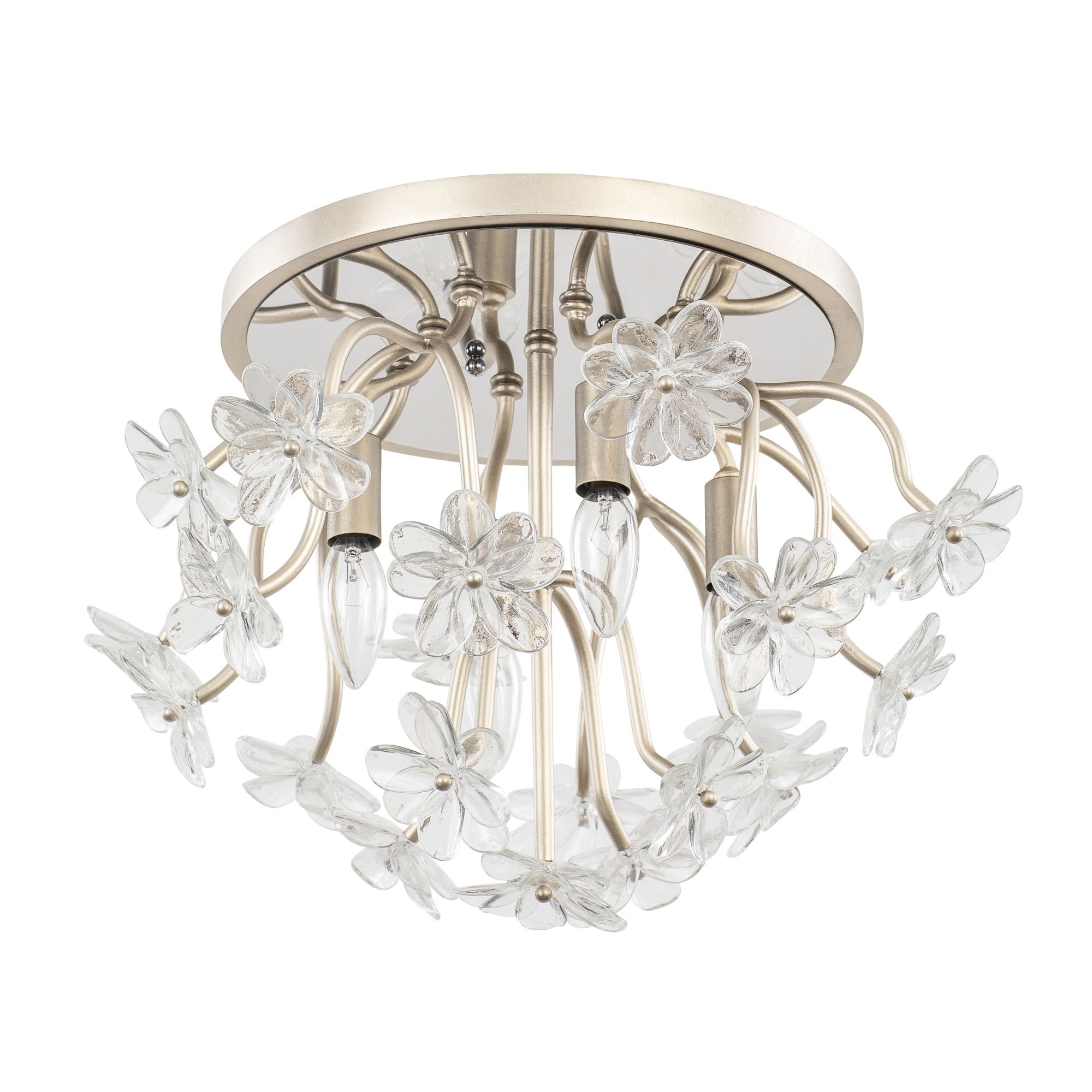 Wildflower 4 Light Semi-Flush Mount