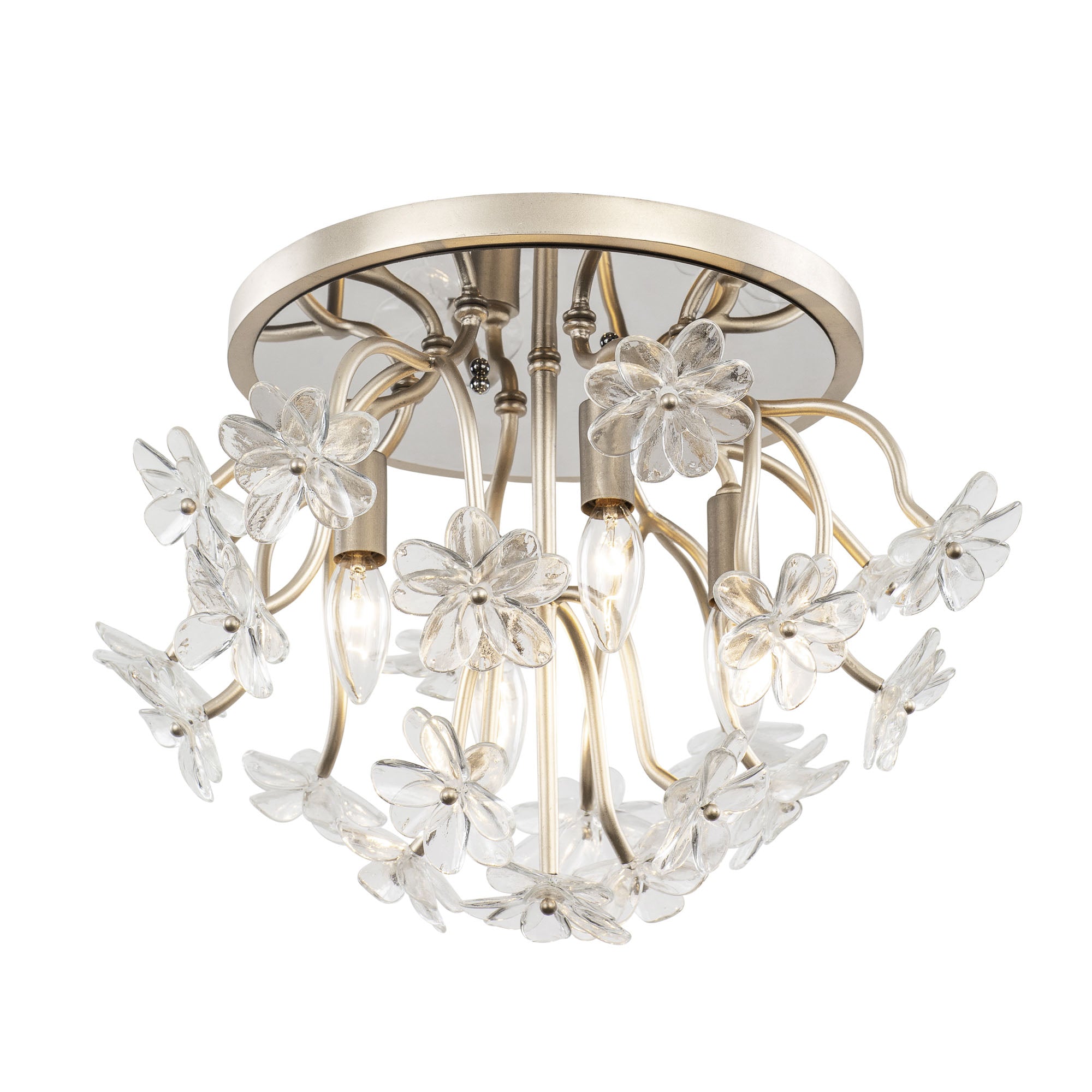 Wildflower 4 Light Semi-Flush Mount