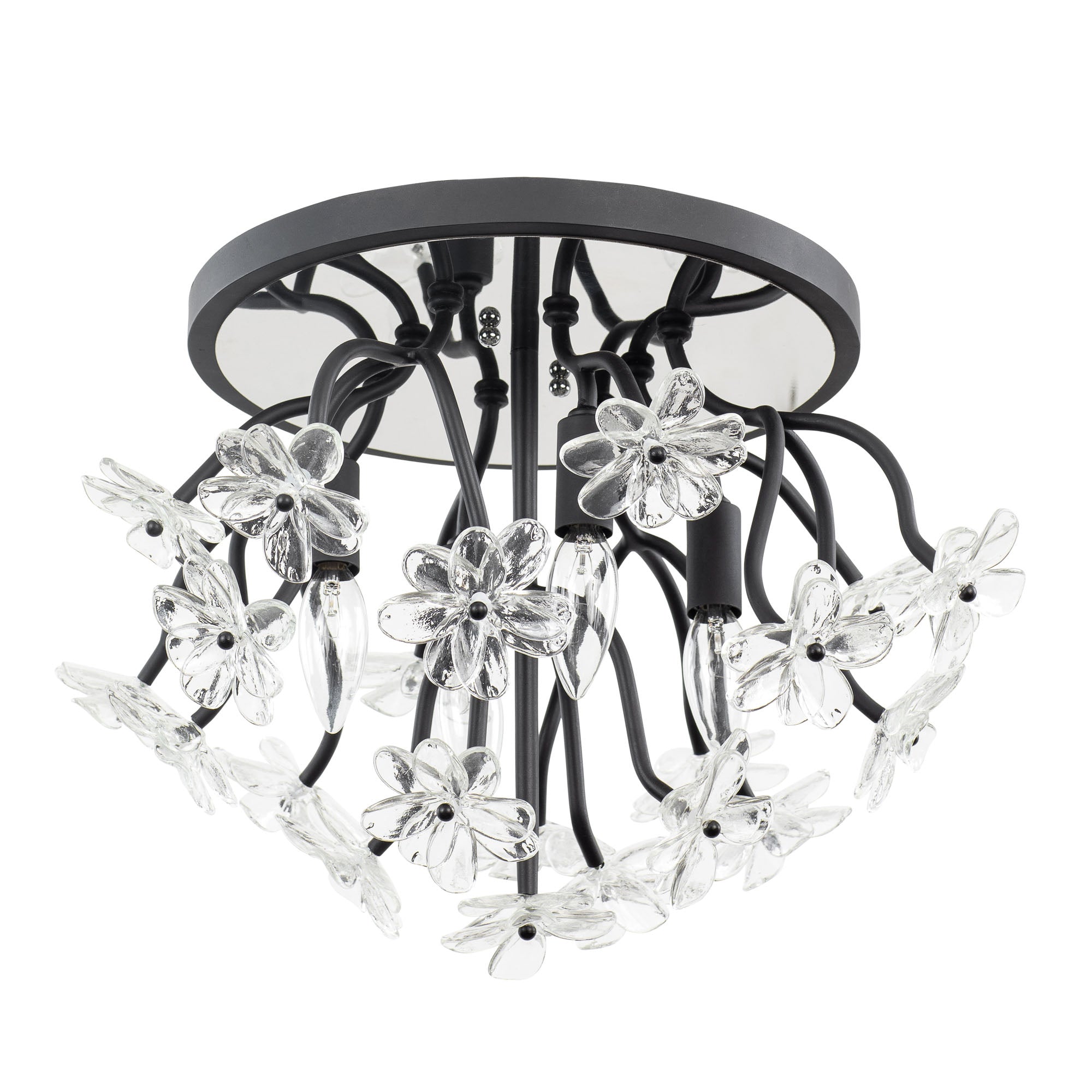 Wildflower 4 Light Semi-Flush Mount