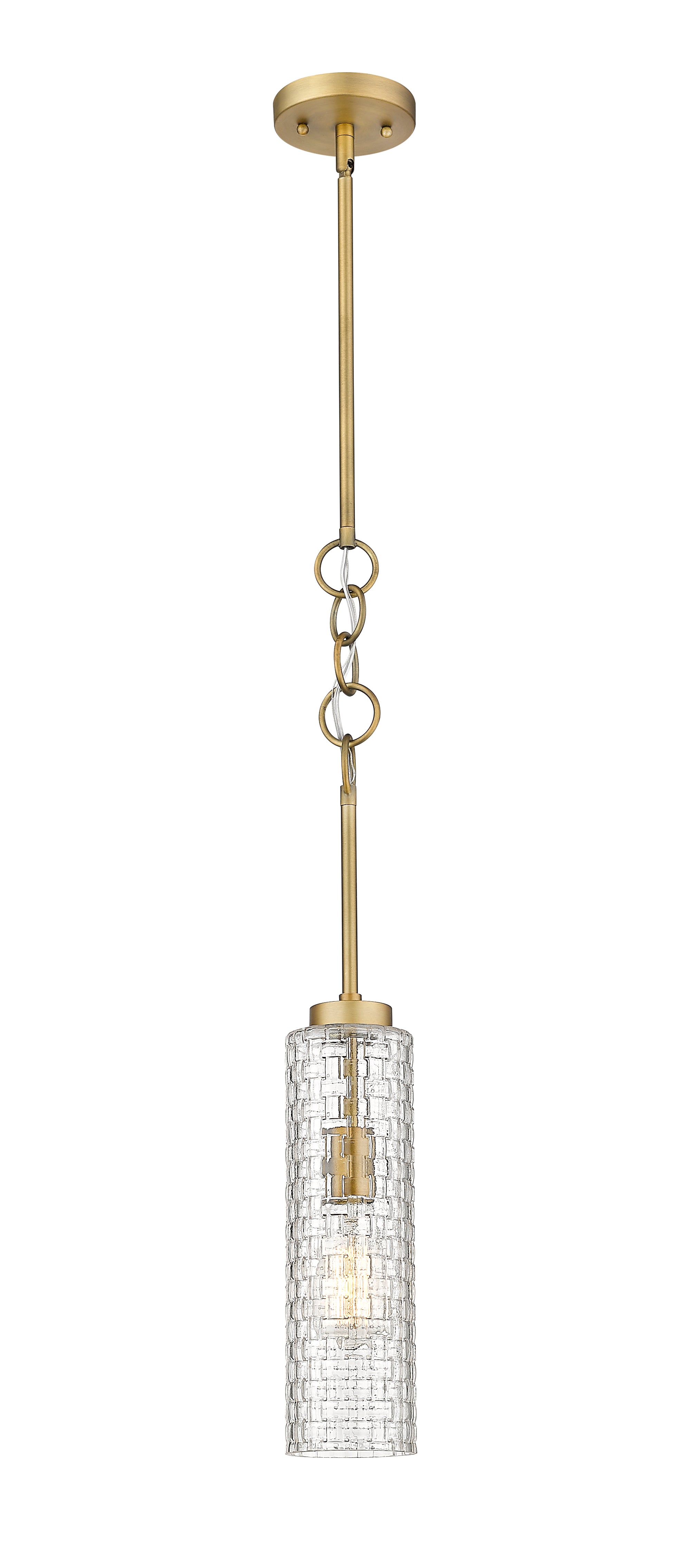 Downtown Urban Mini Pendant Brushed Brass