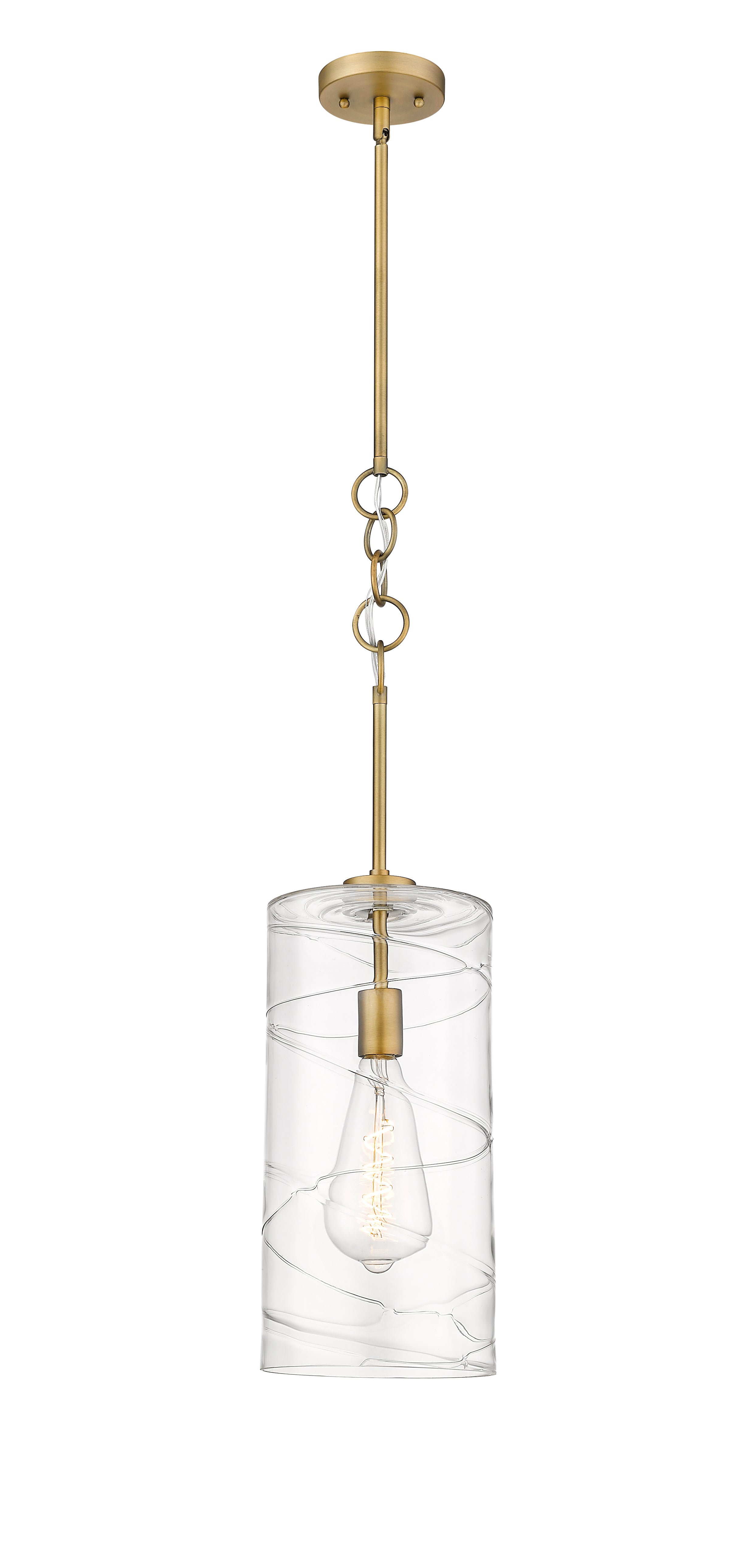 Downtown Urban Mini Pendant Brushed Brass