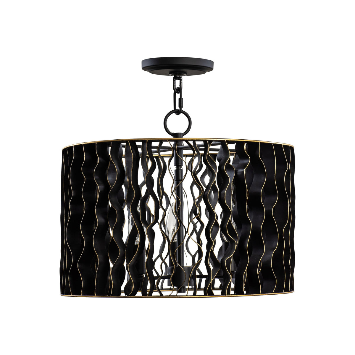 Estela 3 Light Convertible Pendant/Semi-Flush