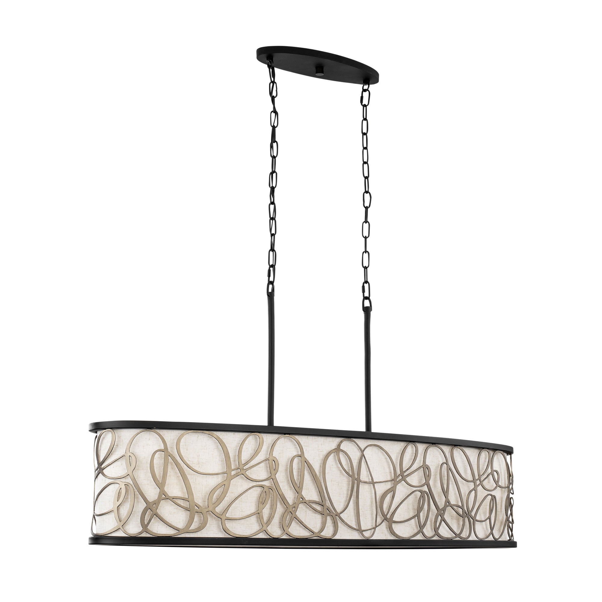 Scribble 6 Light Linear Pendant