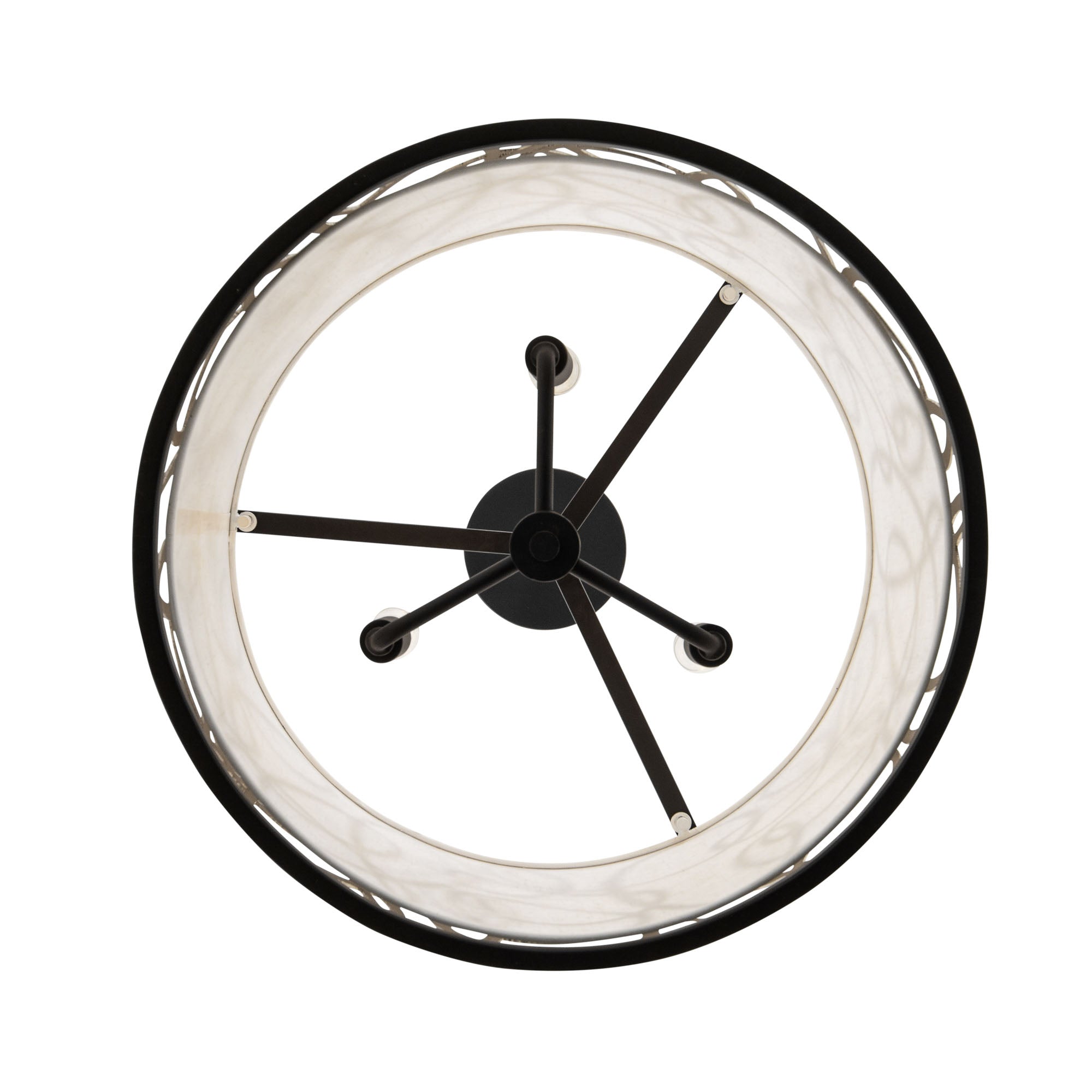 Scribble 3 Light Convertible Pendant/Semi-Flush