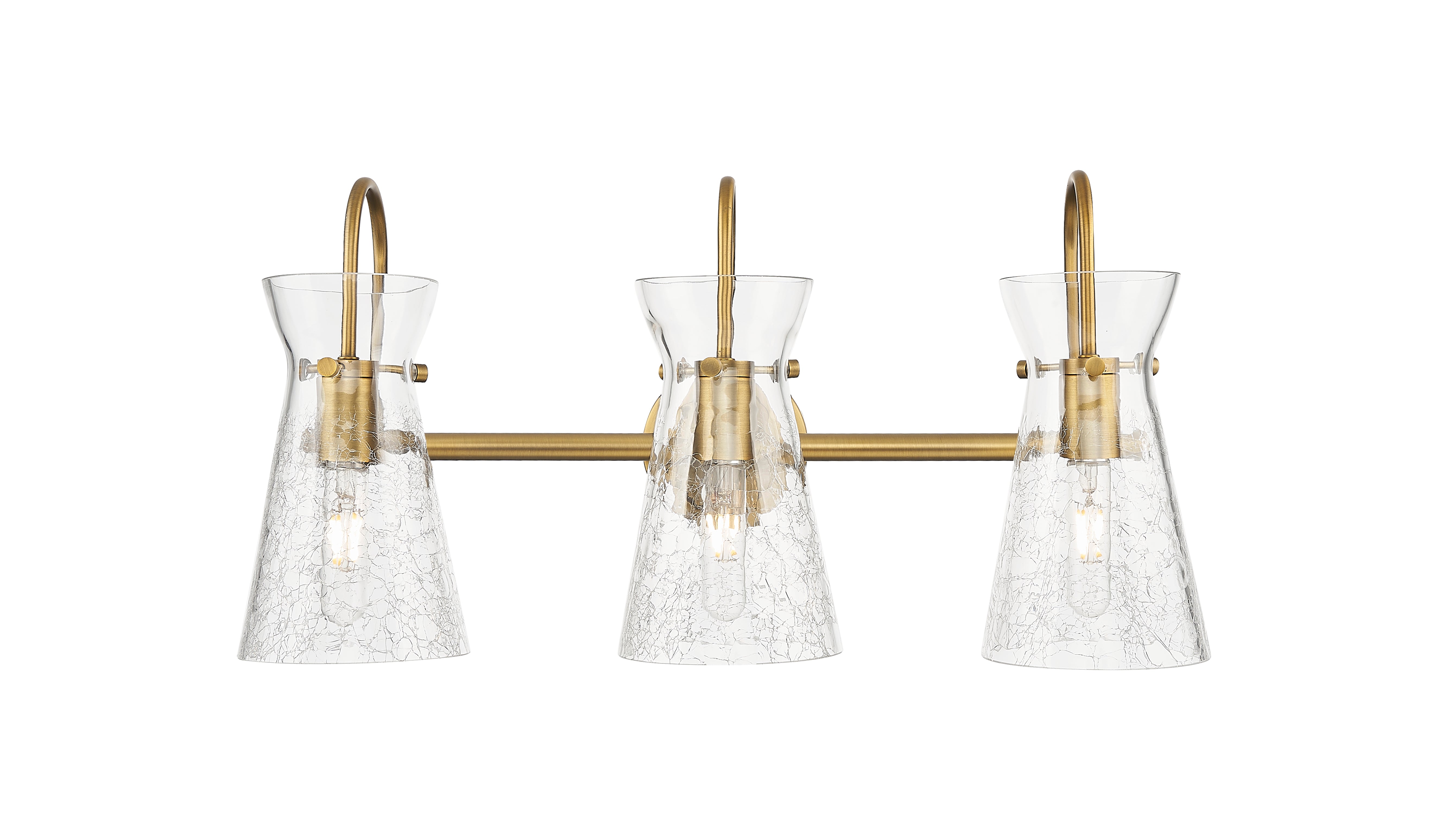 Downtown Urban Sconce Cast Brass Glass