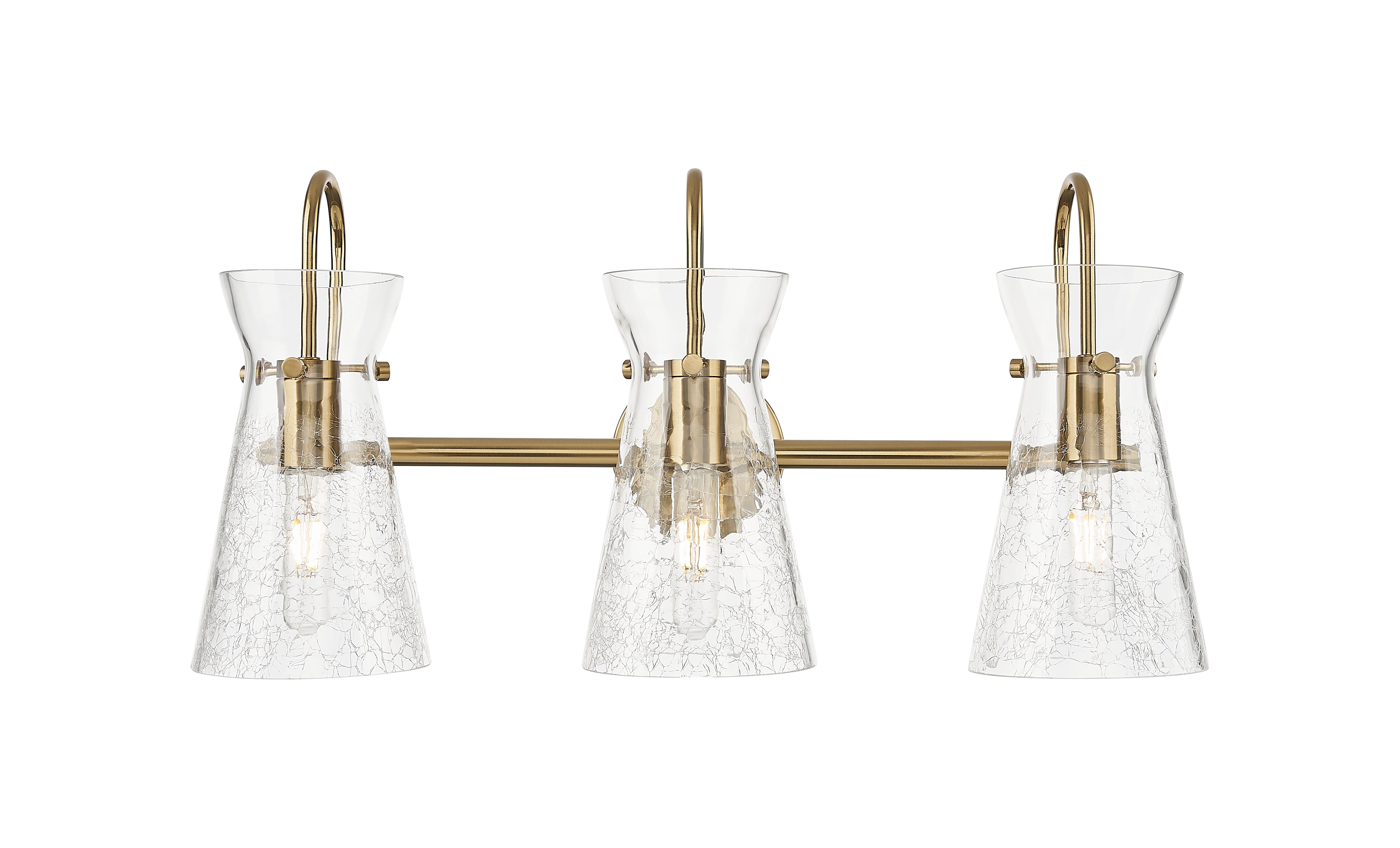 Downtown Urban Sconce Cast Brass Glass