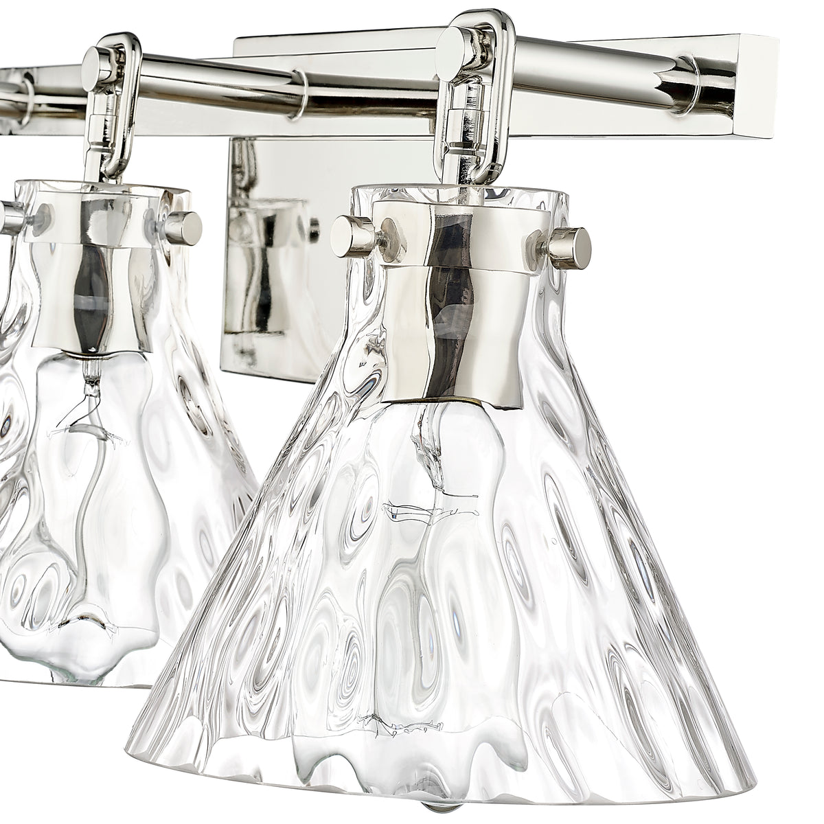 25.5'' Barlon Polished Nickel 3 Light Bath Vanity