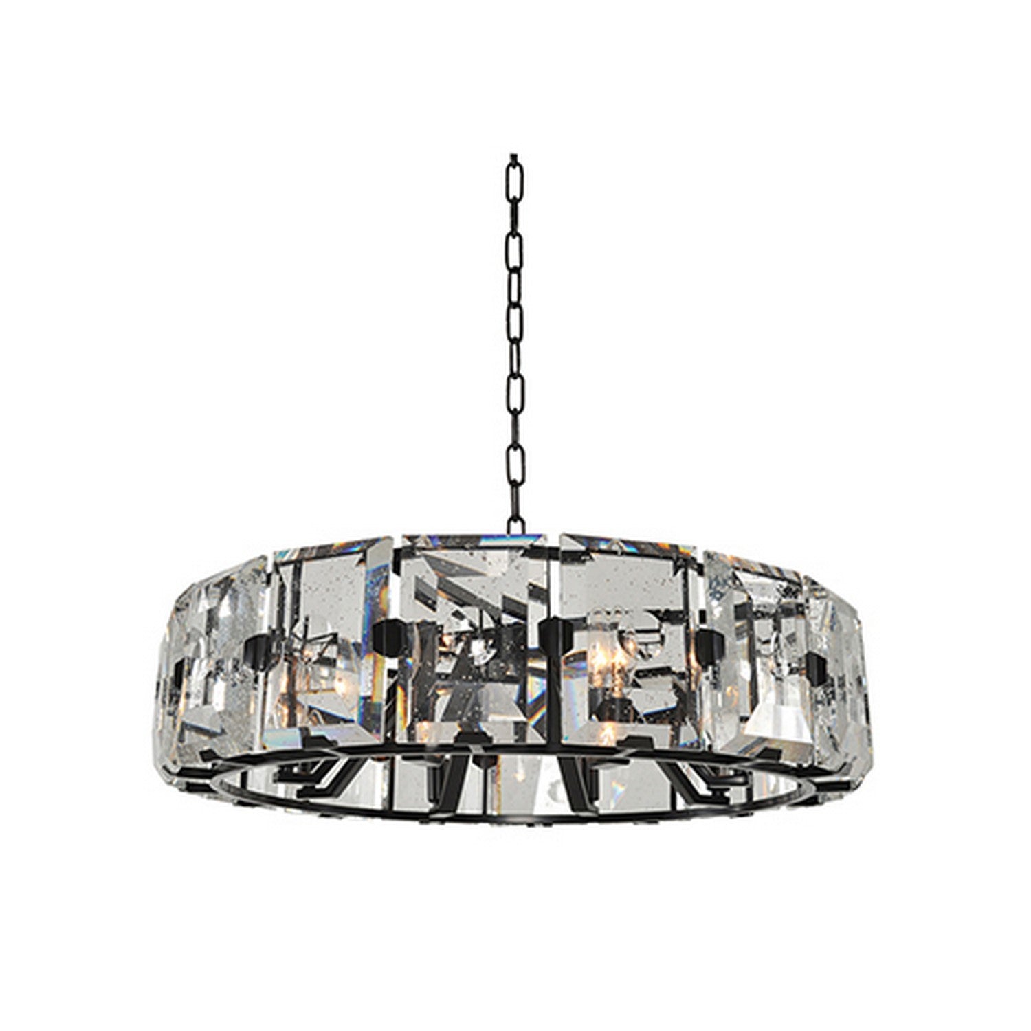 14'' Giada 8 Light Dark Bronze Chandelier
