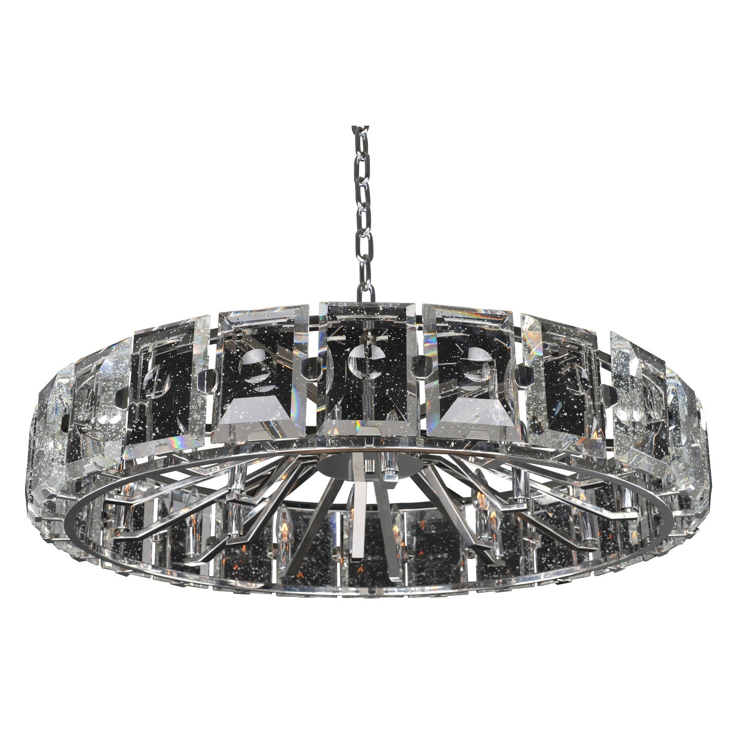 16'' Giada 18 Light Polished Stainless Steel Chandelier